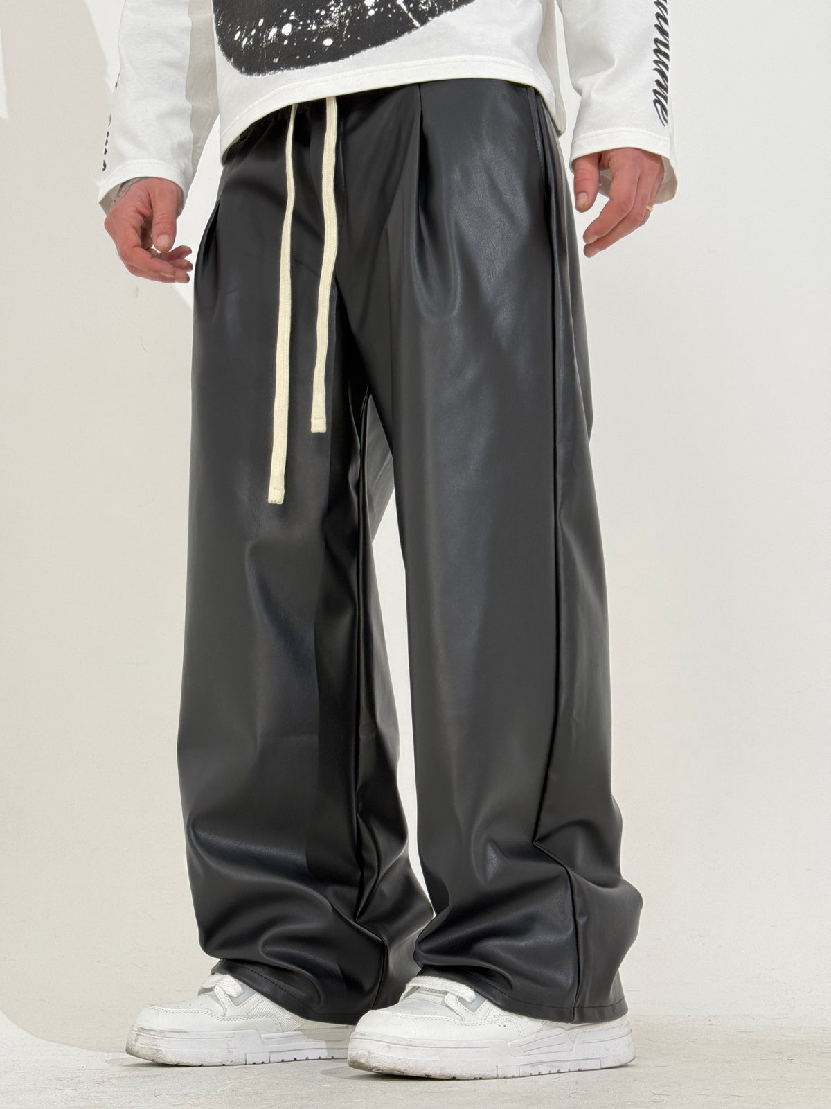 Pantalaccio baggy ecopelle