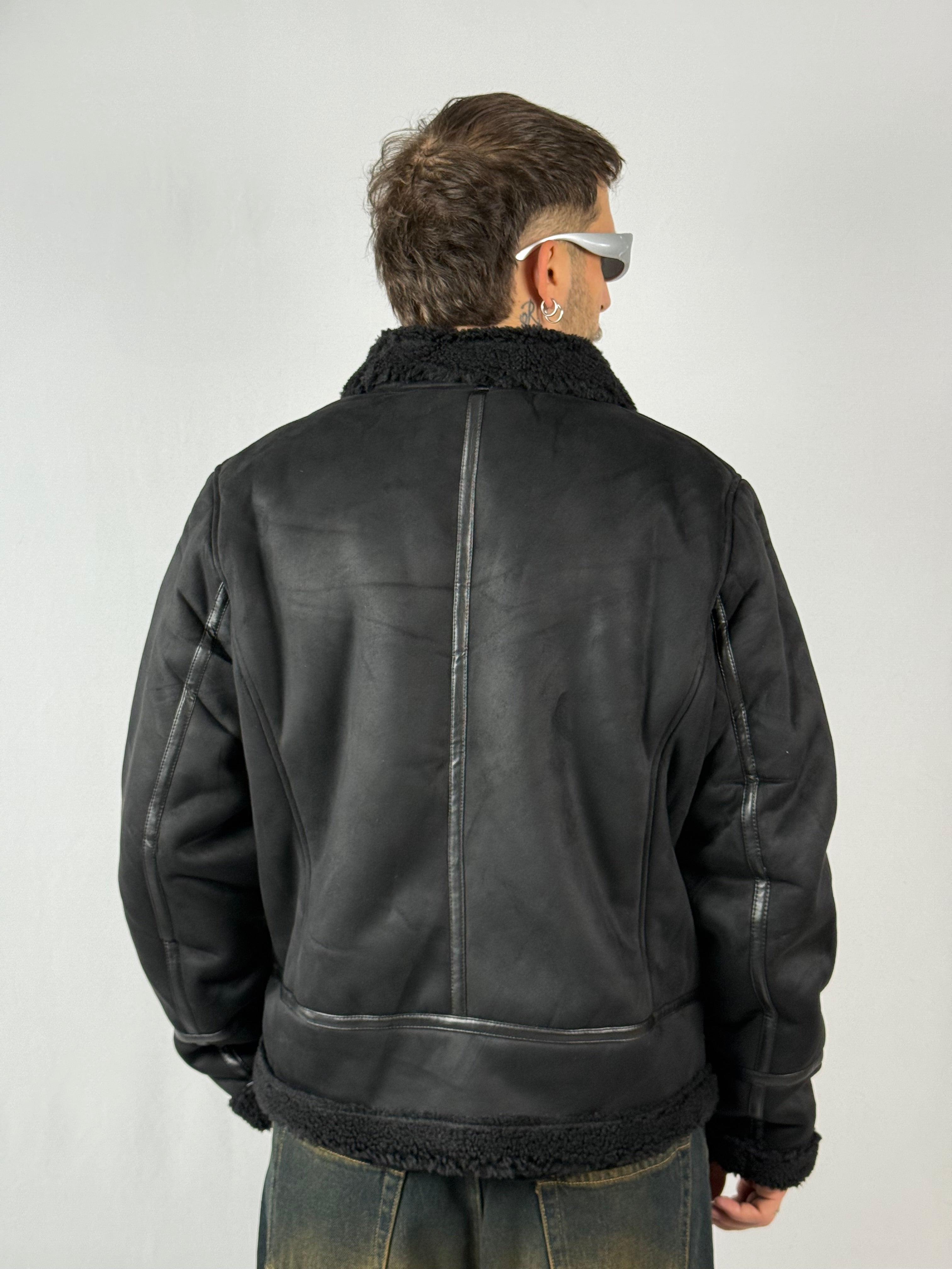 Jacket montone nero