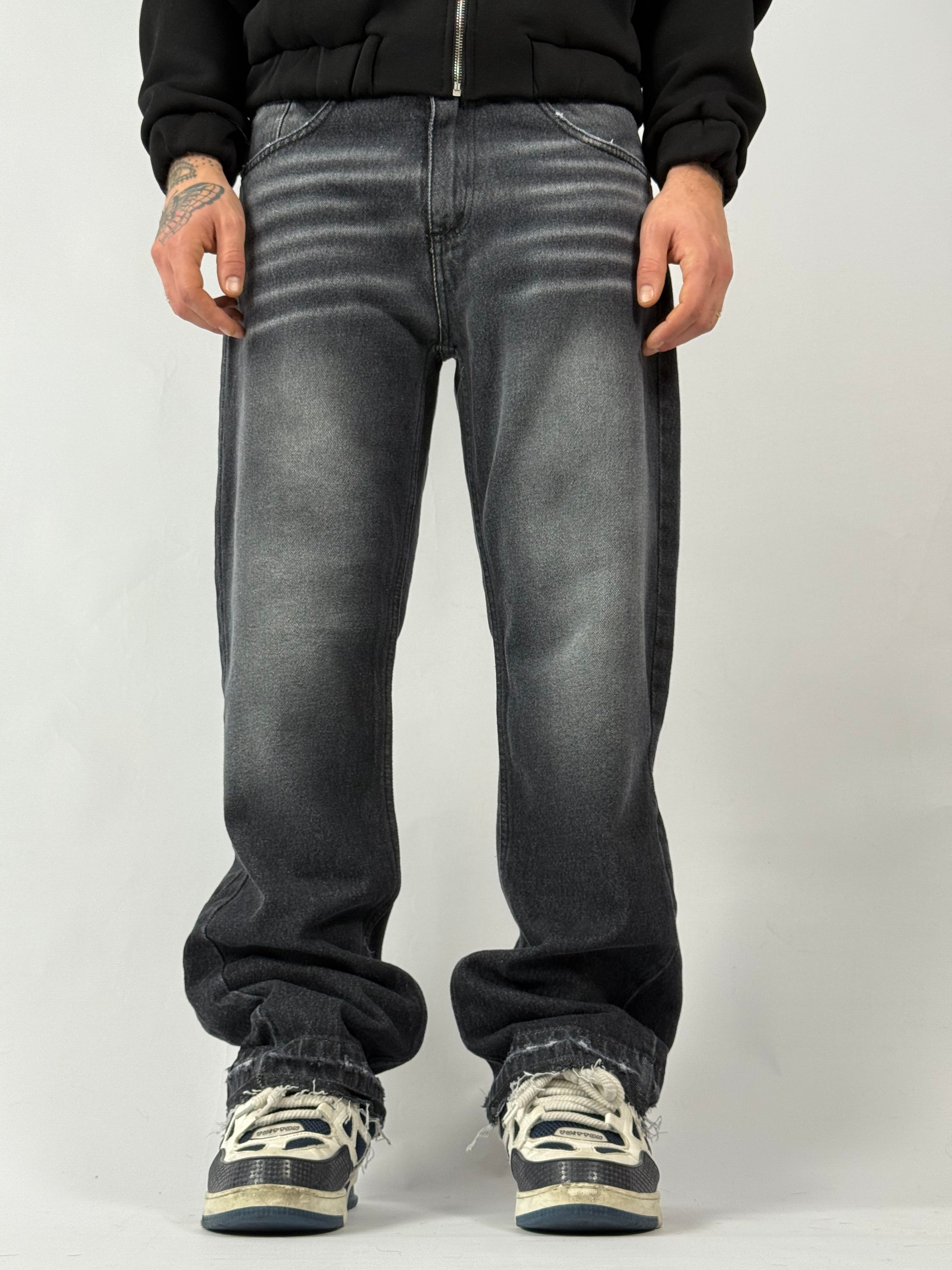Jeans flare stone washed