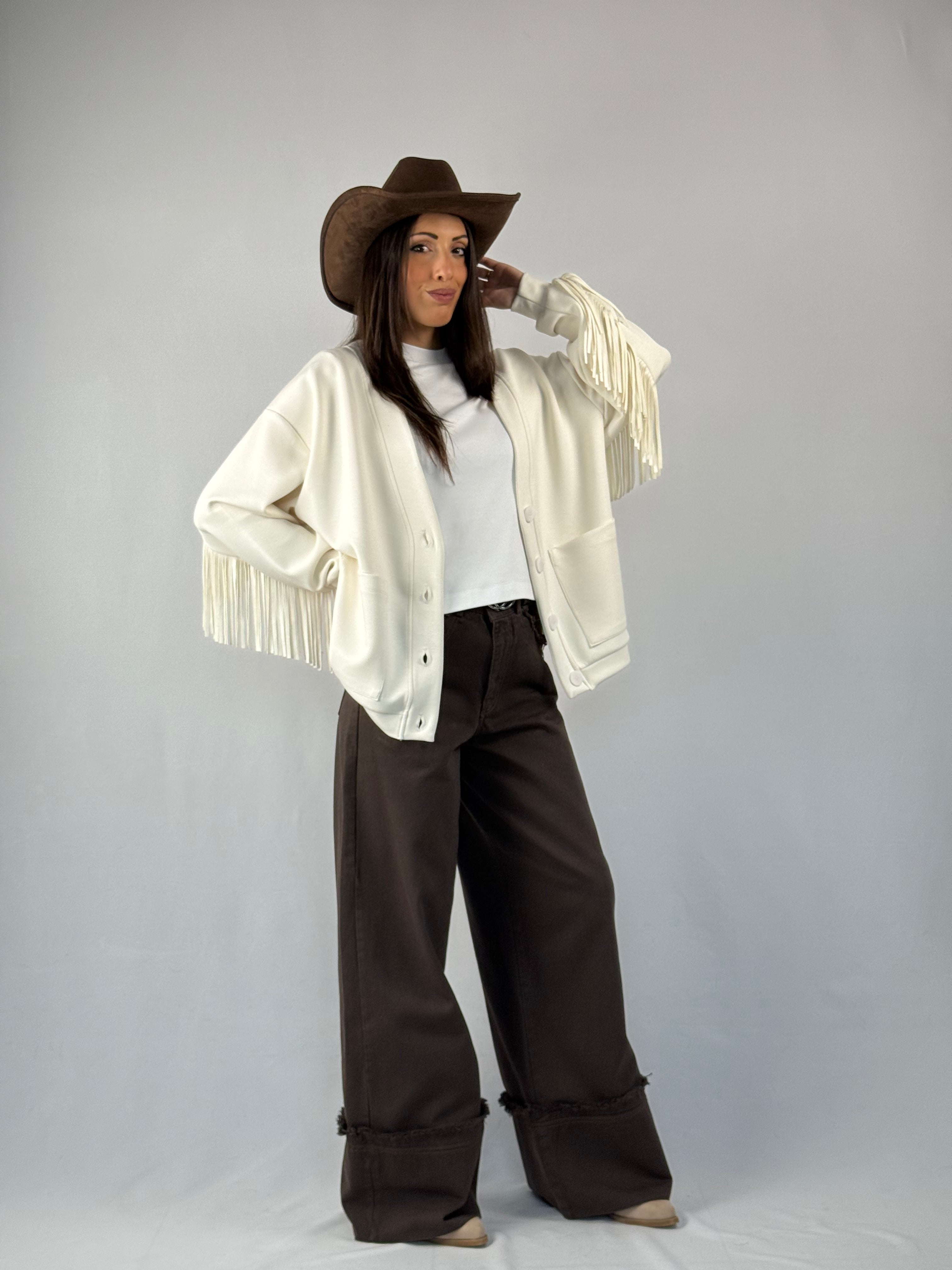 Cappello Texas marrone