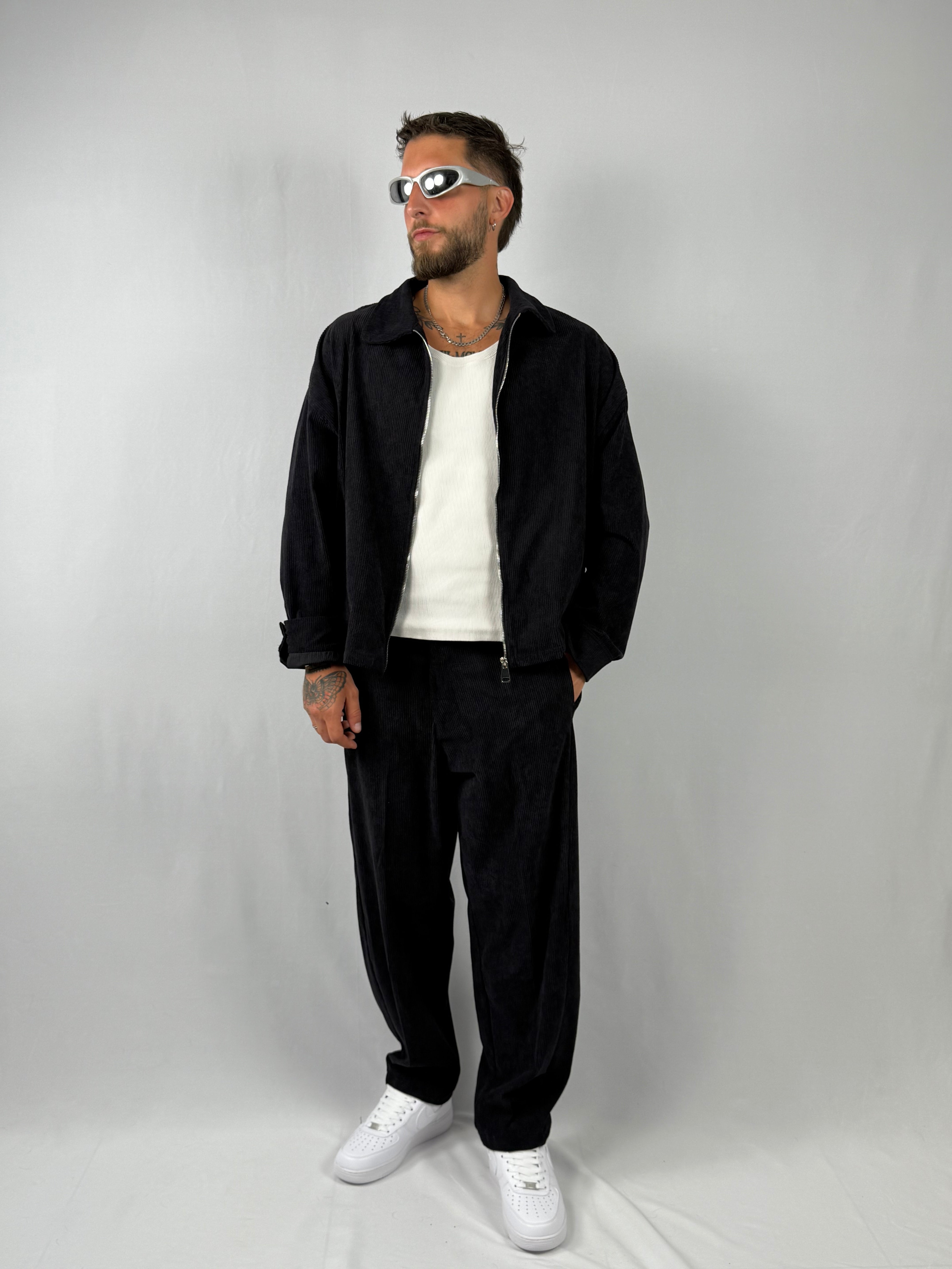 Jacket velluto nero
