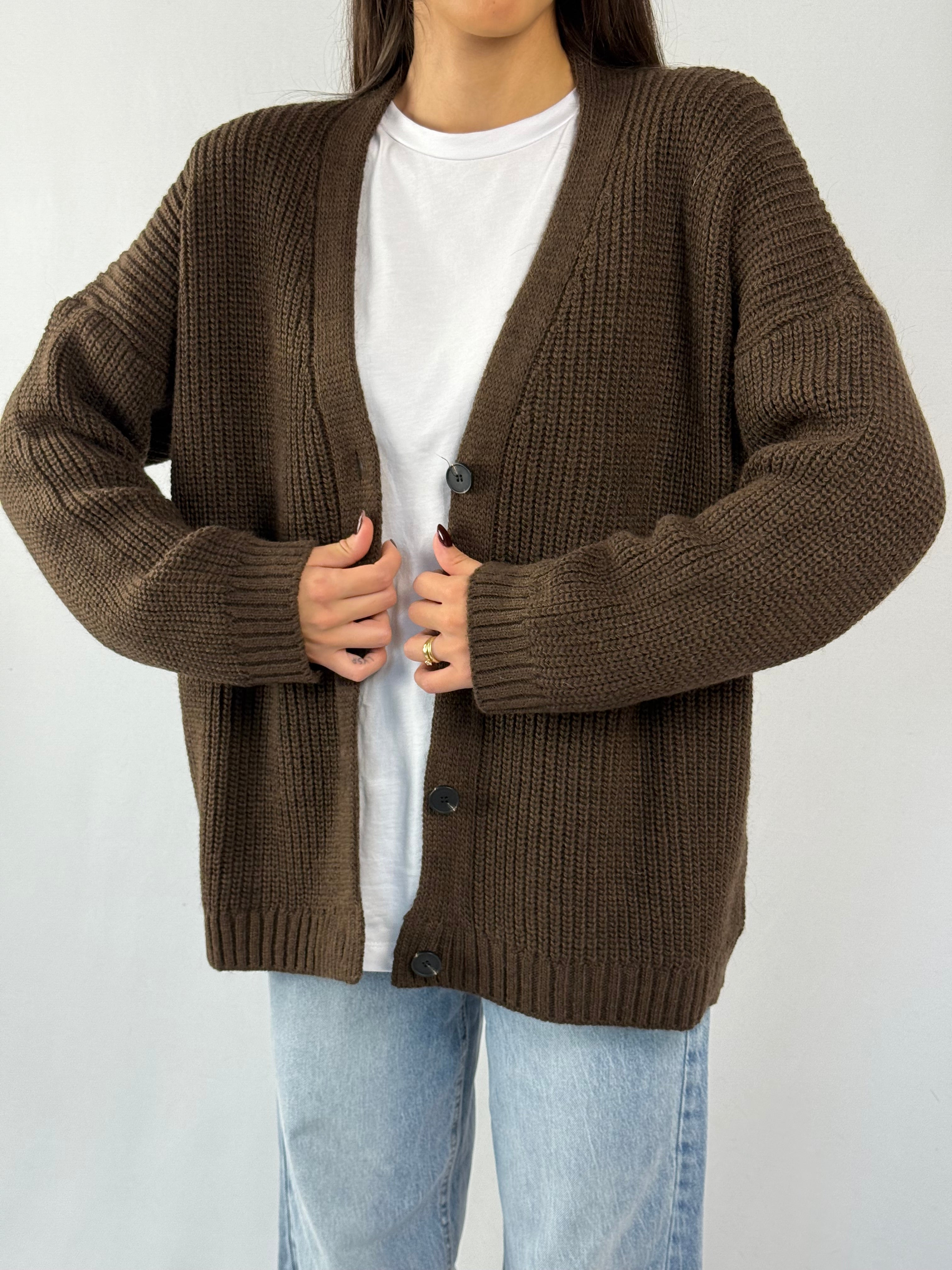 Cardigan Lumina marrone