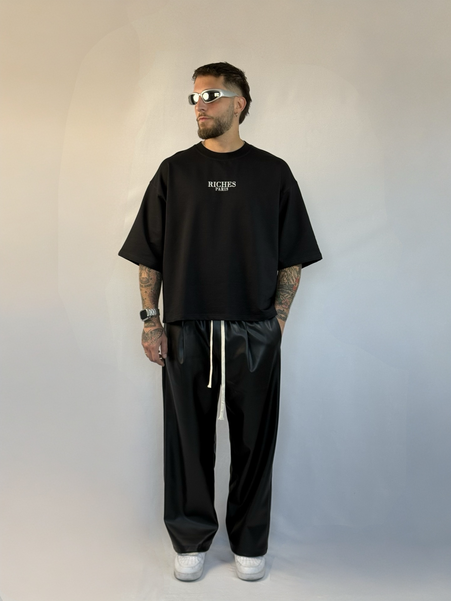 Baggy laccio pelle