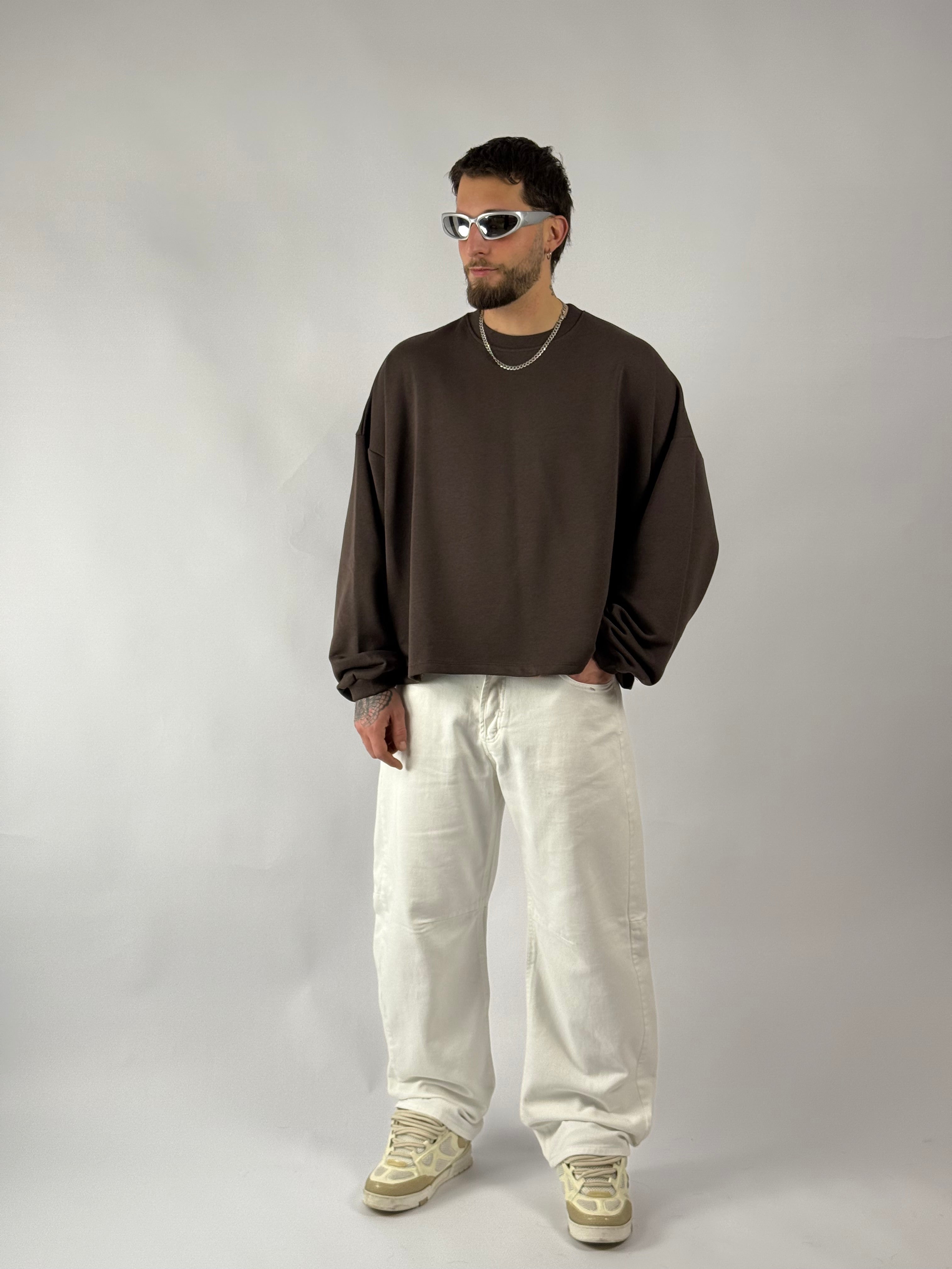 Felpa crop “airy”