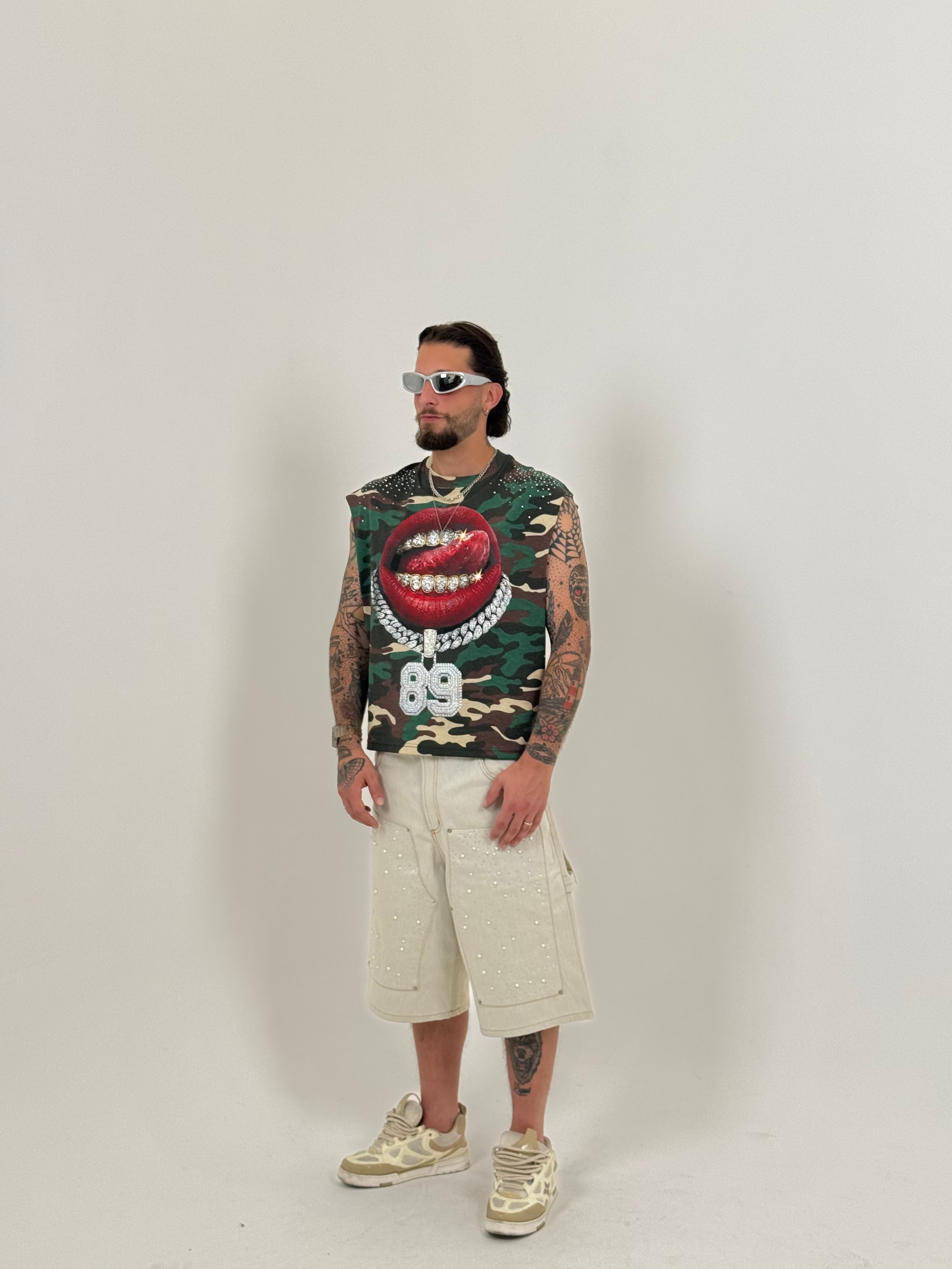 Canotta Camo crop