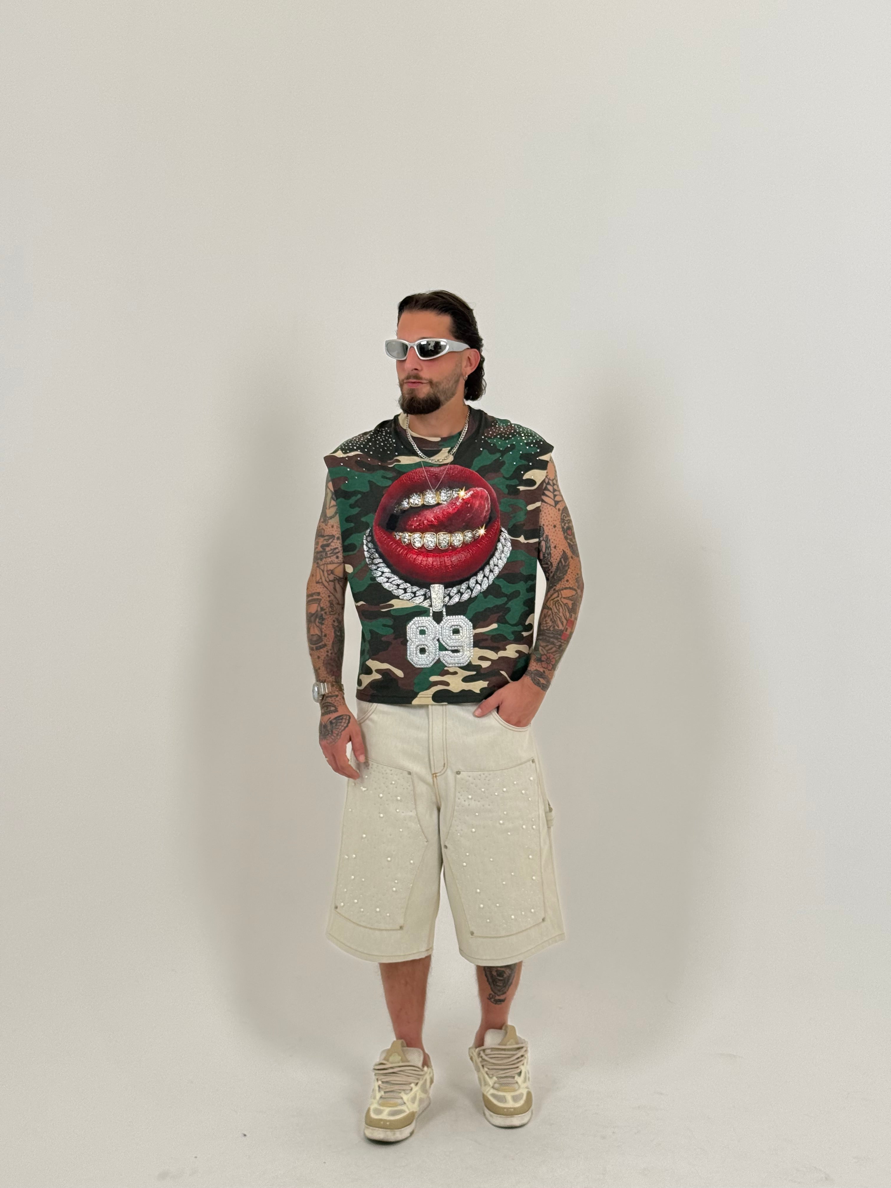 Canotta Camo crop