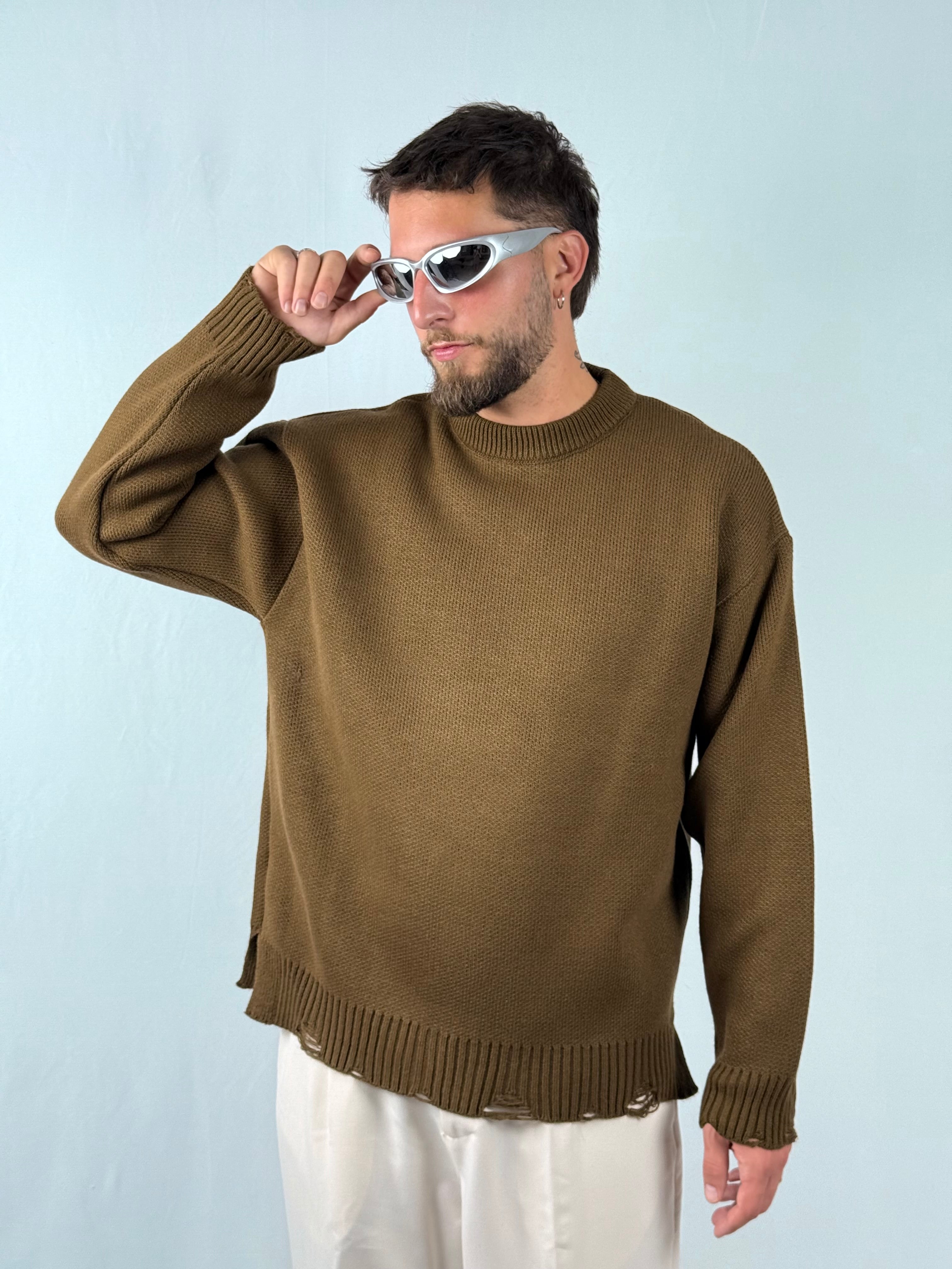Maglione hug marrone