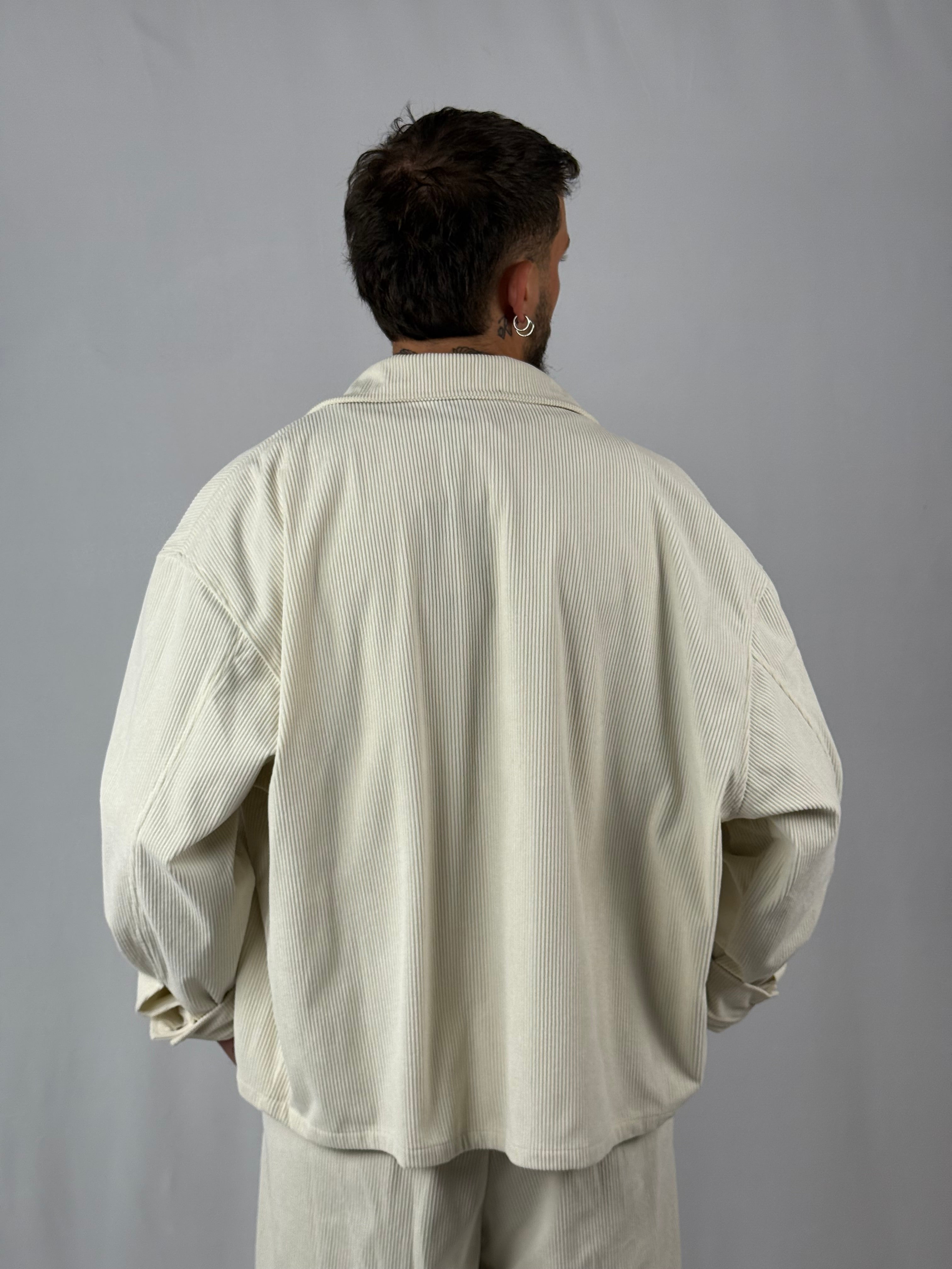Jacket velluto panna