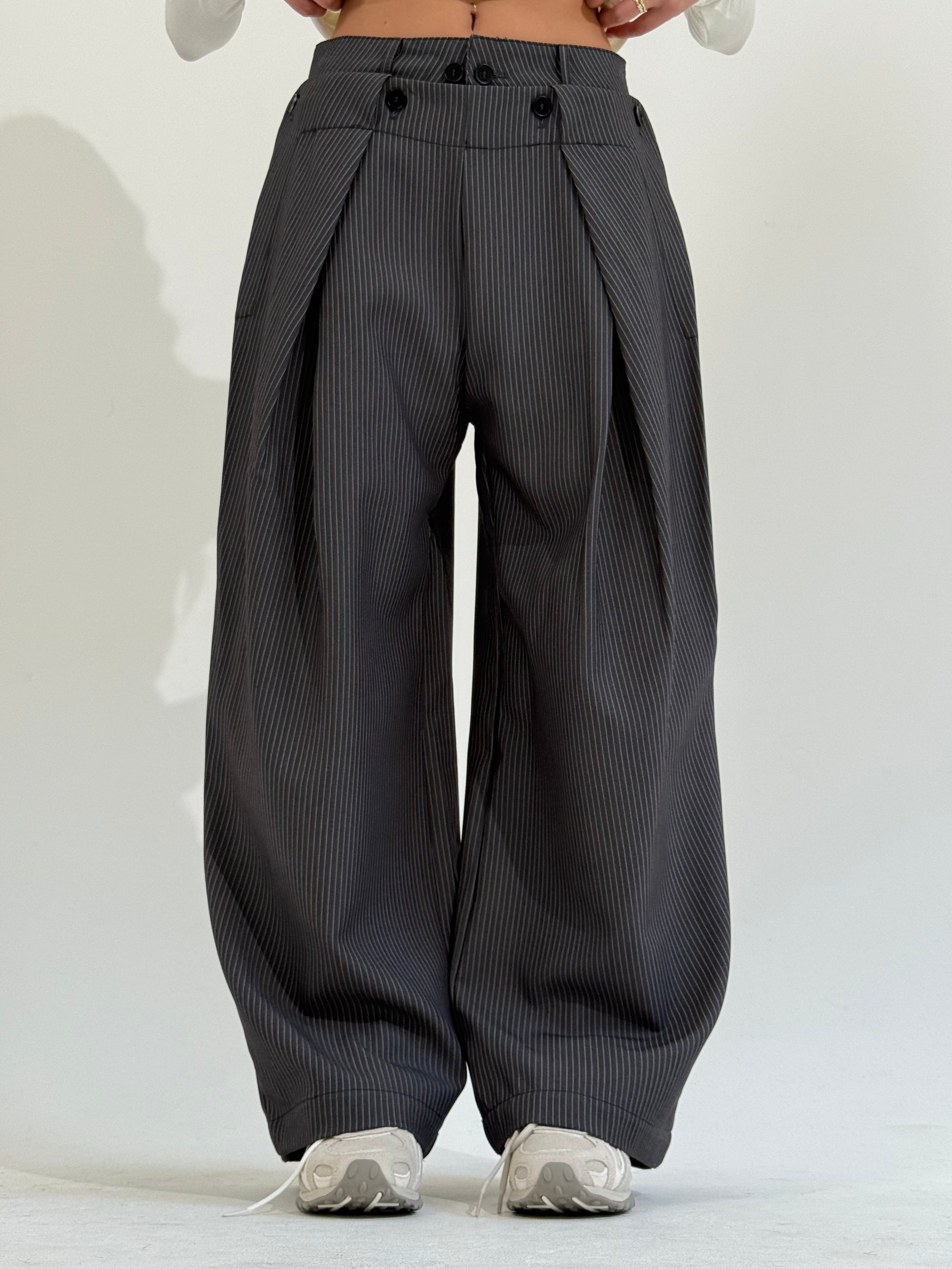 Pantalone gessato OXFORD