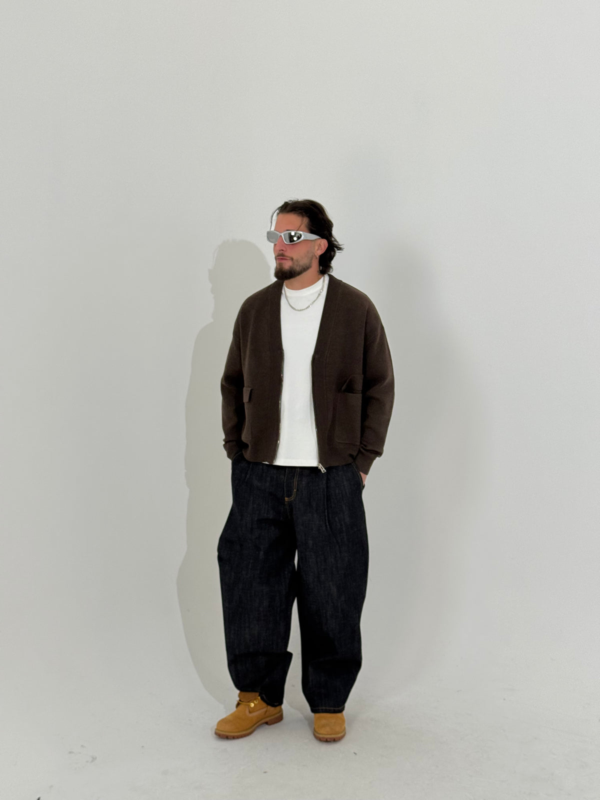 Cardigan zip