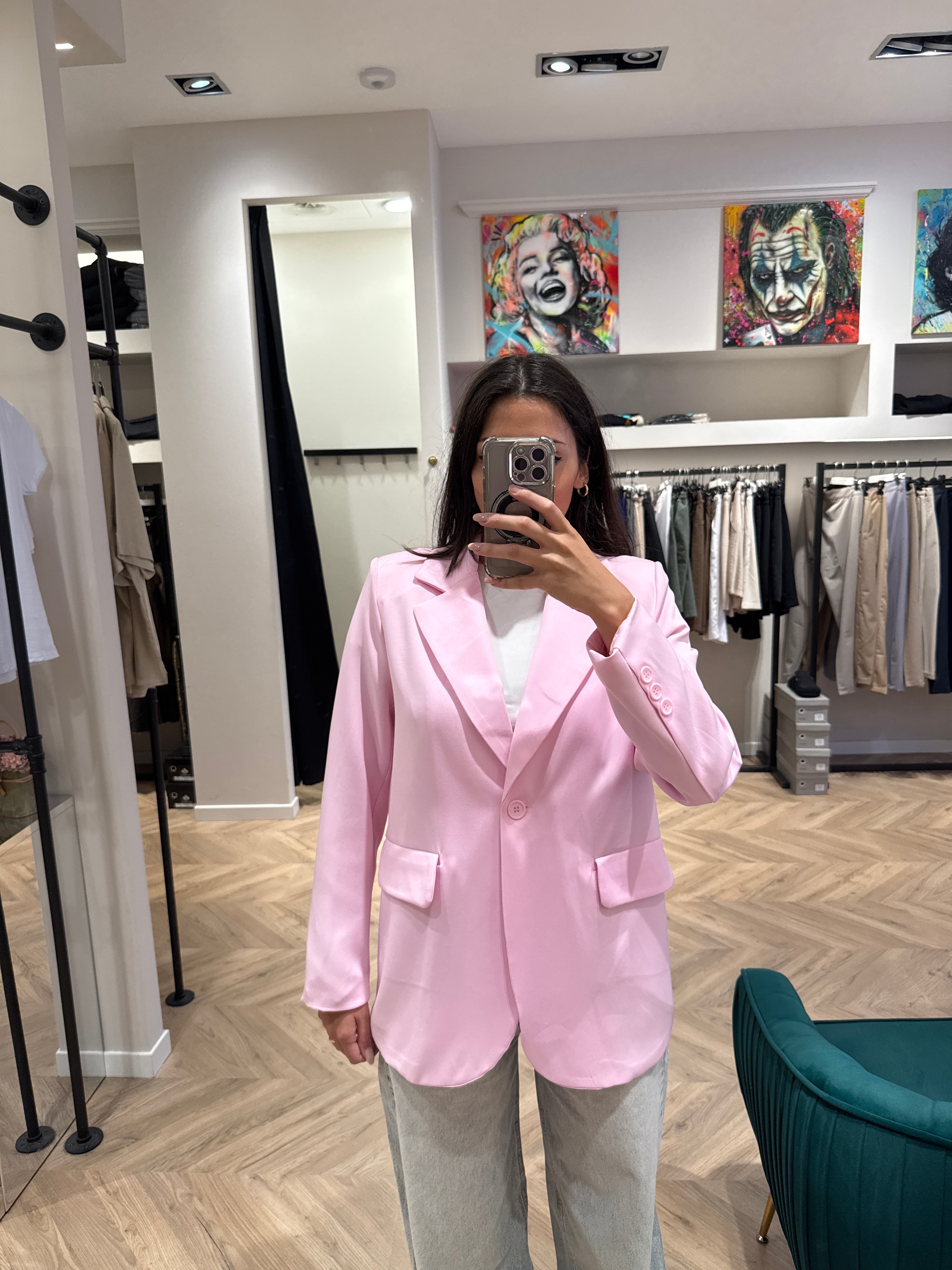 Blazer over