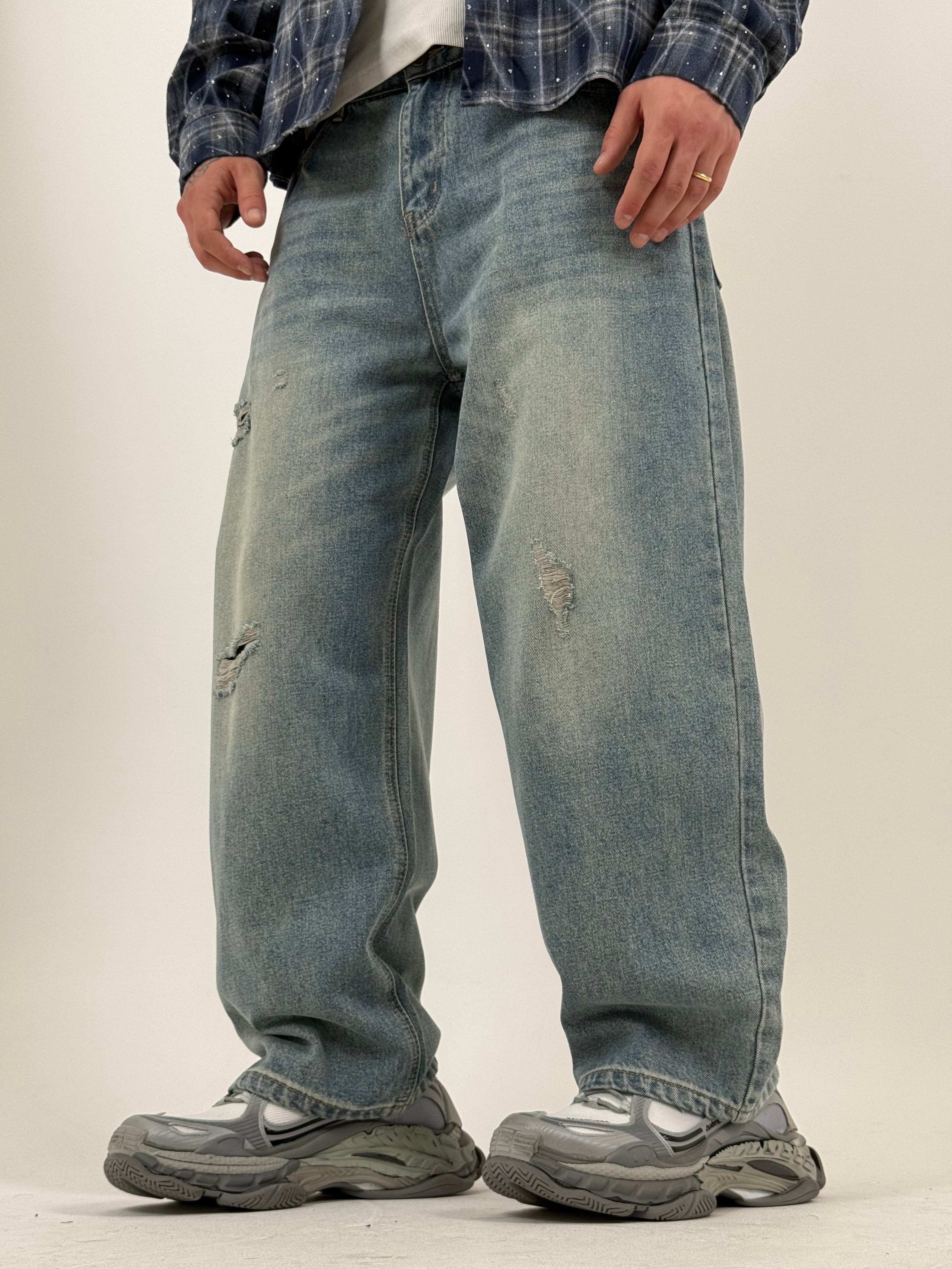 Jeans baloon denim cut