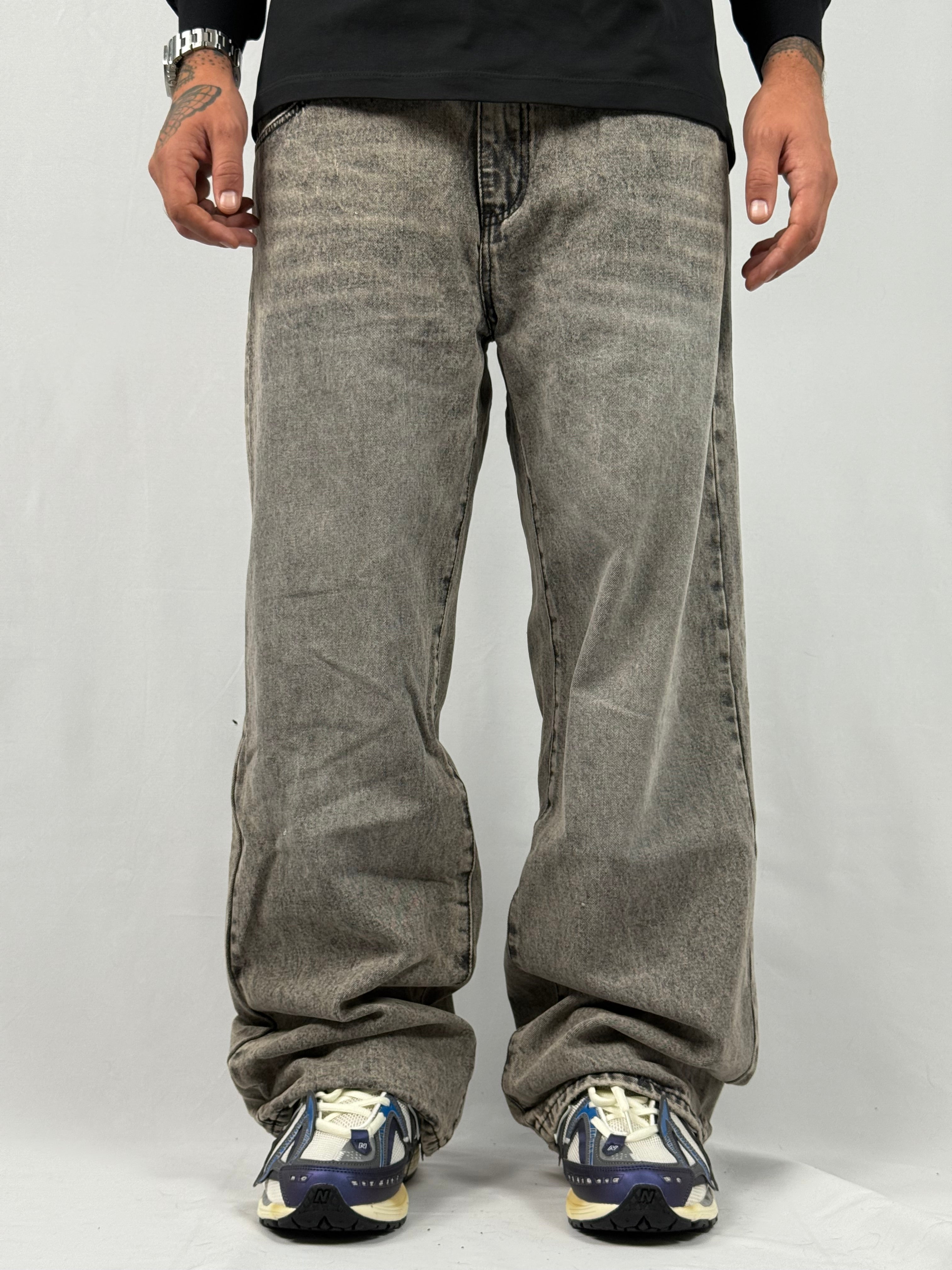 Baggy jeans grigio