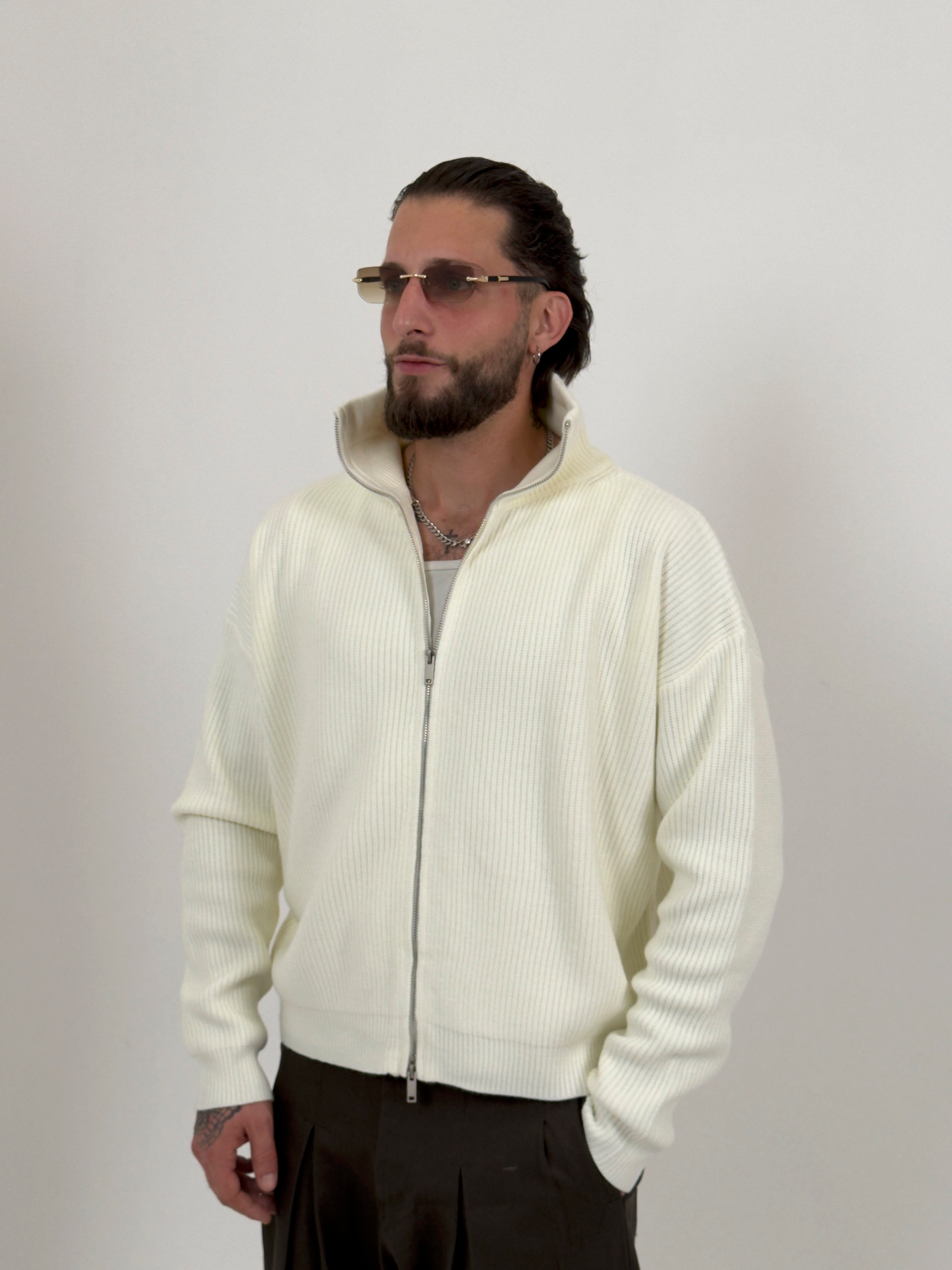 Maglione “Kyoto” full zip