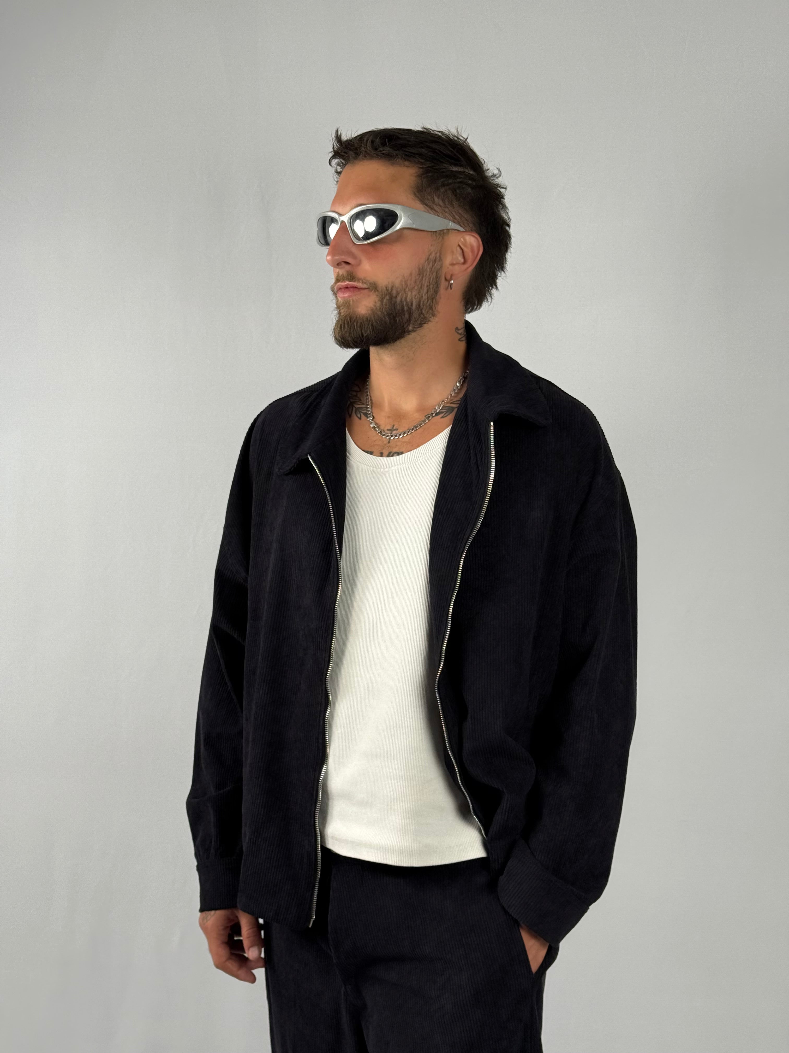 Jacket velluto nero