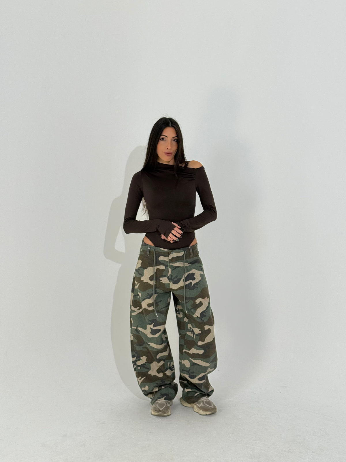 Jeans Camo wide leg