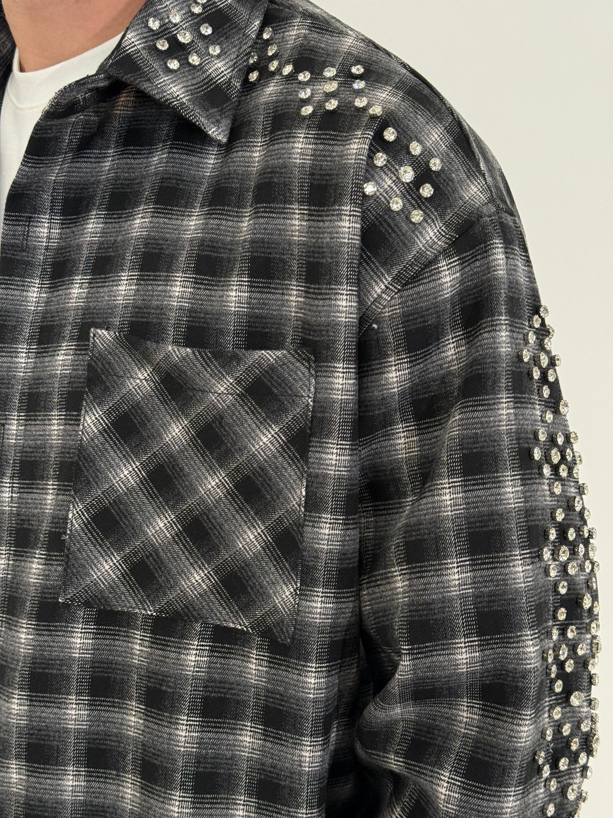 Camicia crop “Gem”