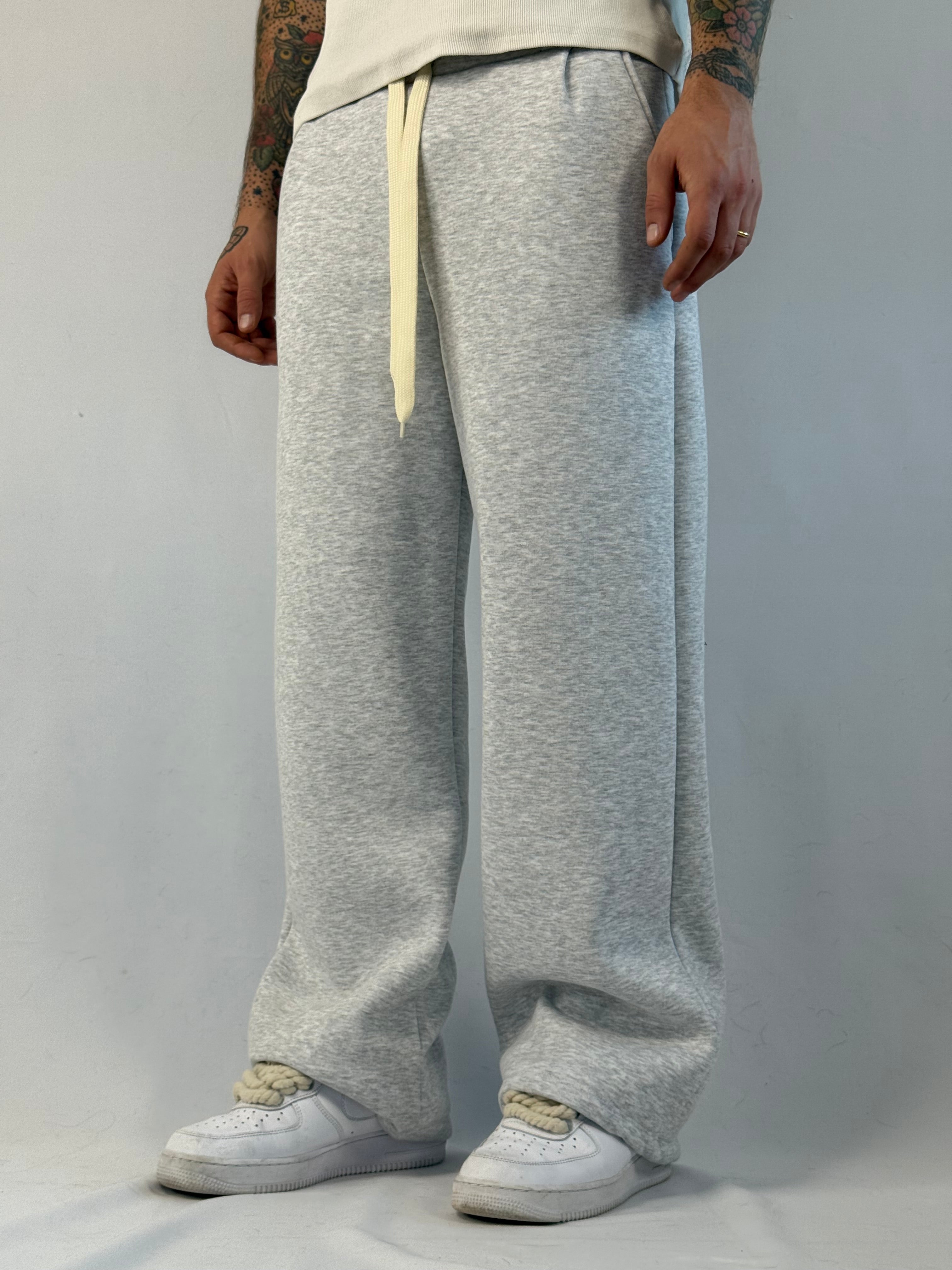 Pantatuta baggy grigio chiaro
