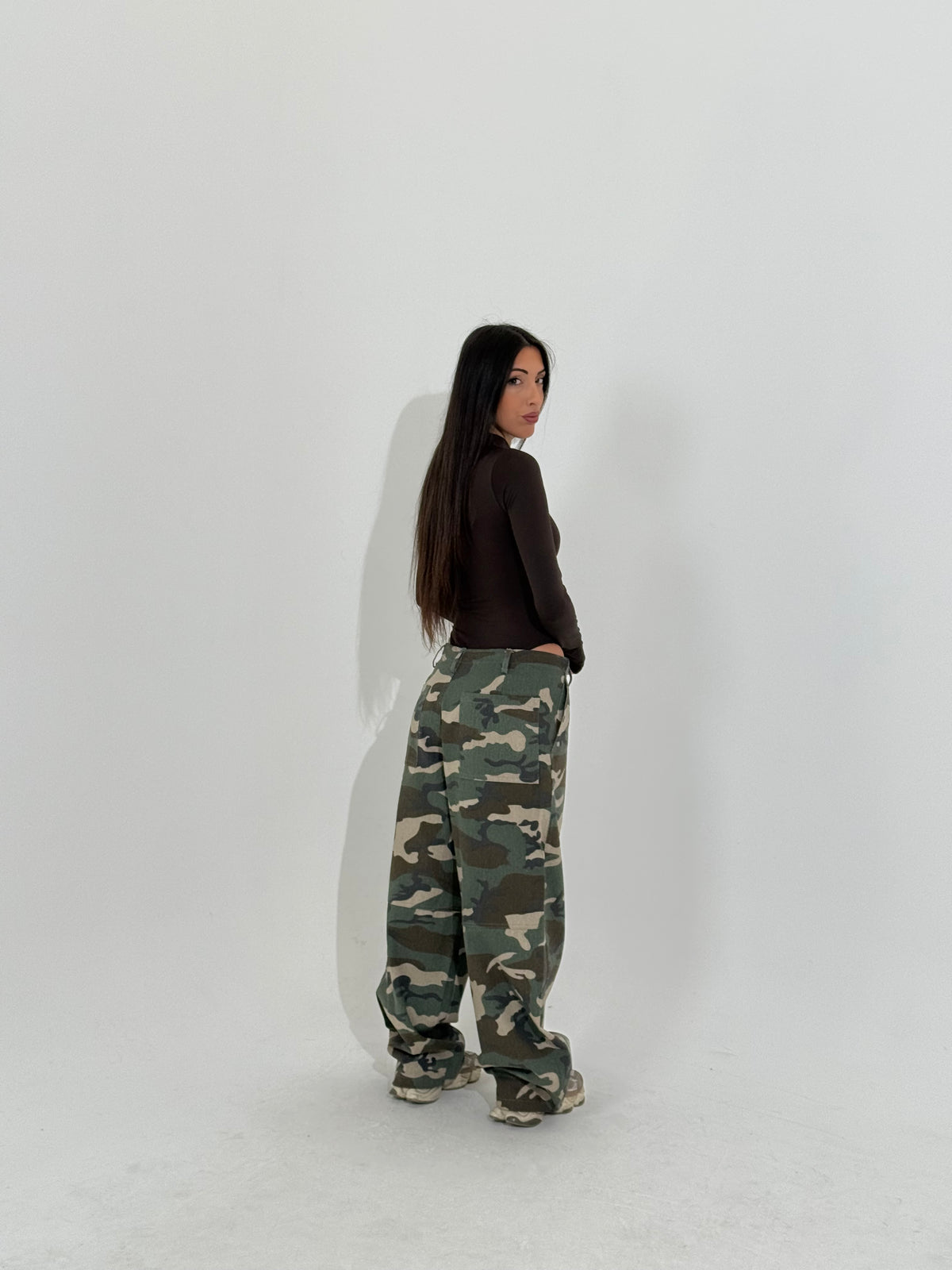Jeans Camo wide leg