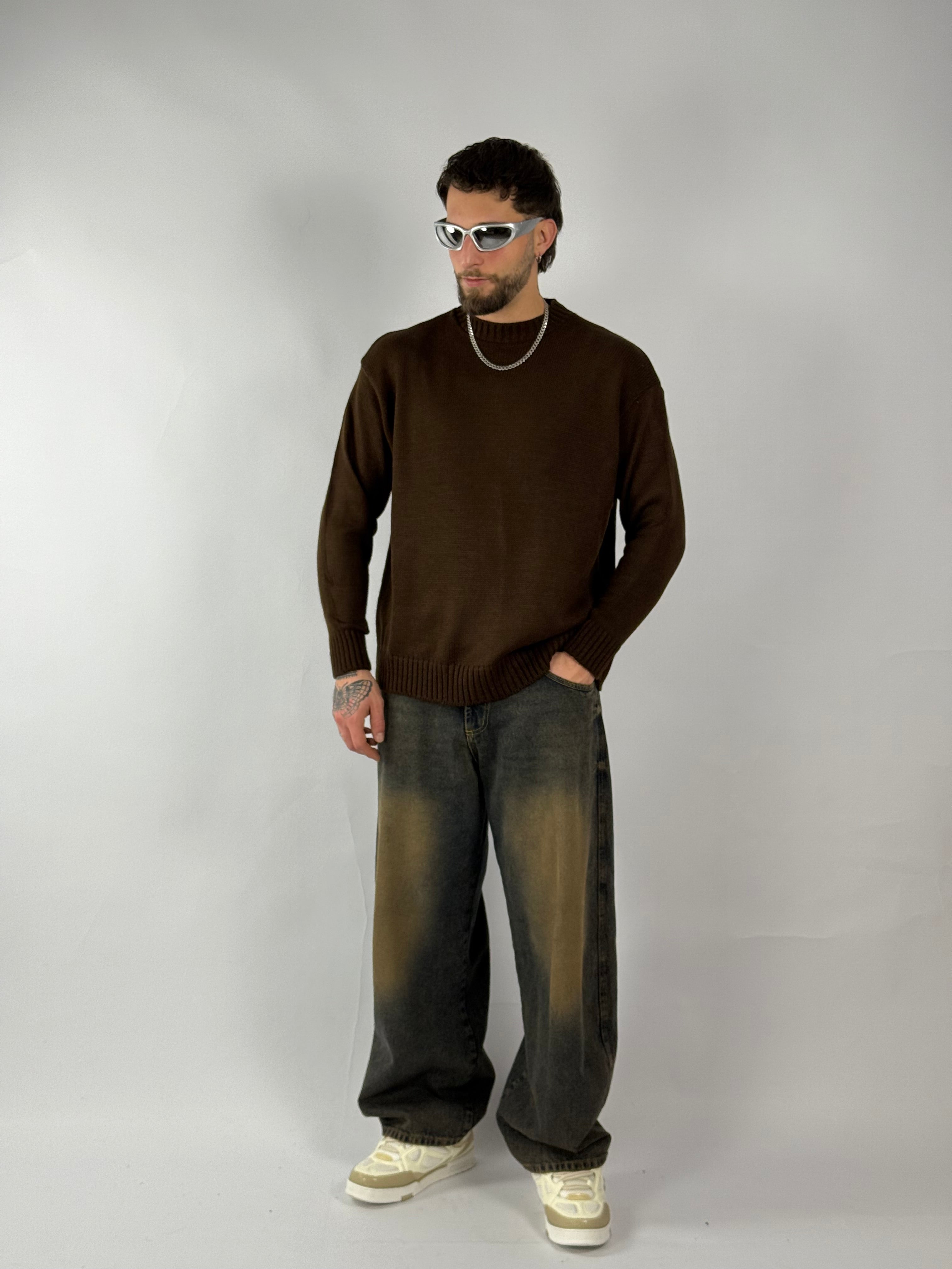 Maglione “Office” moro