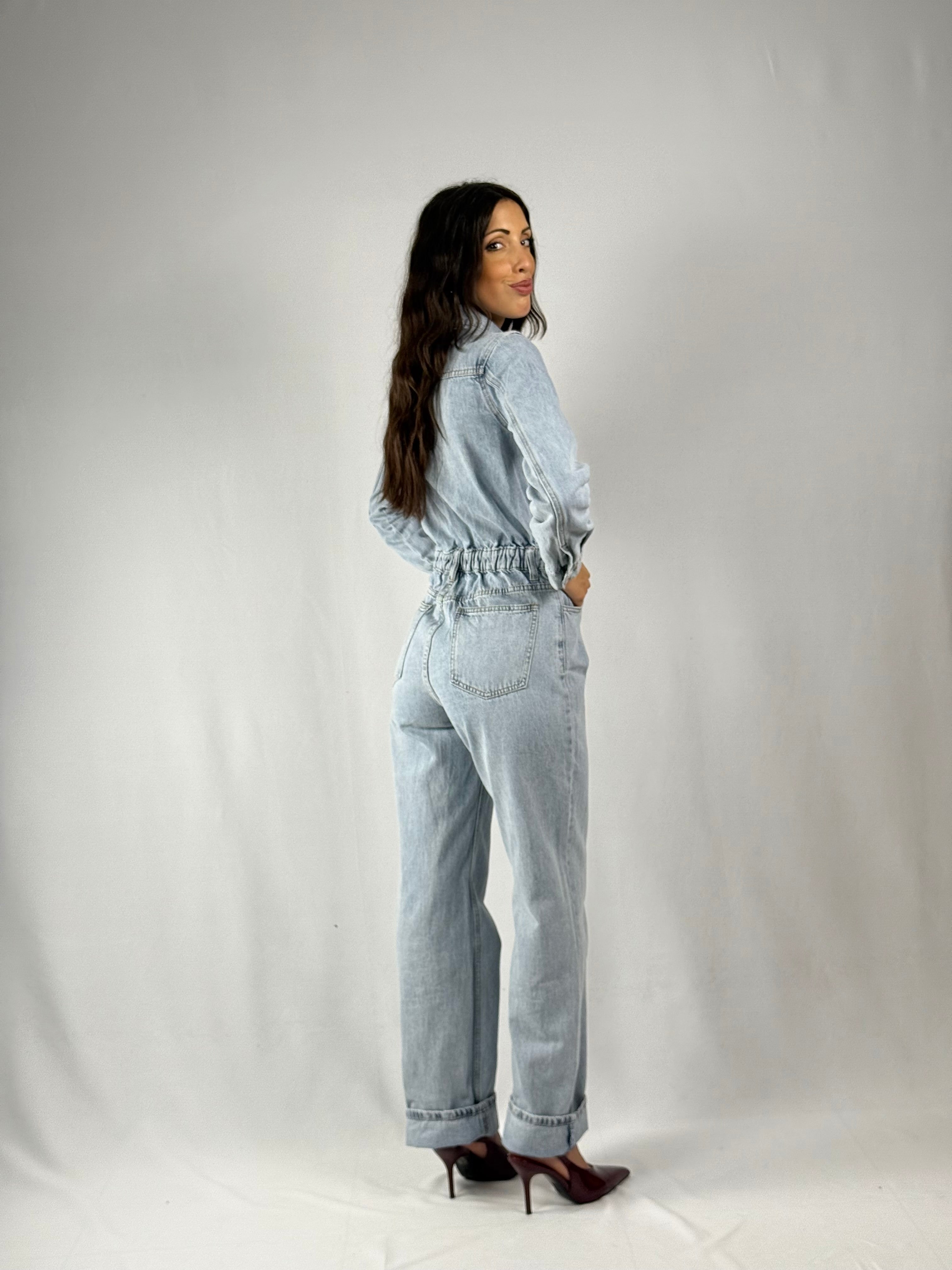 Salopette denim