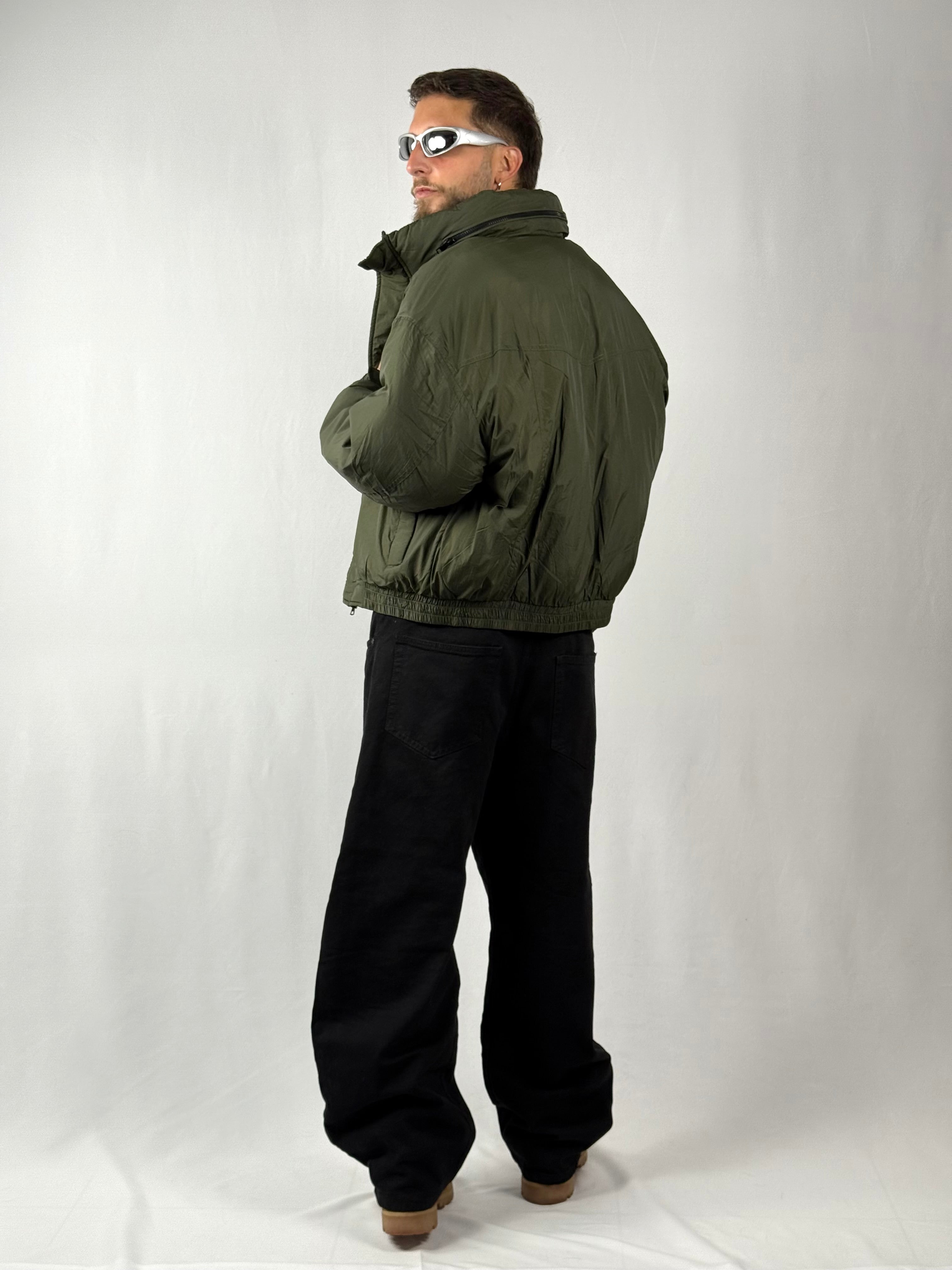 Puffer verde militare