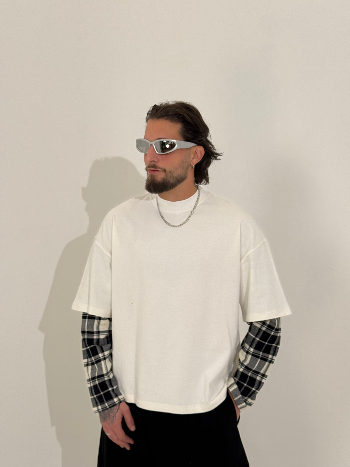 Long sleeve double check