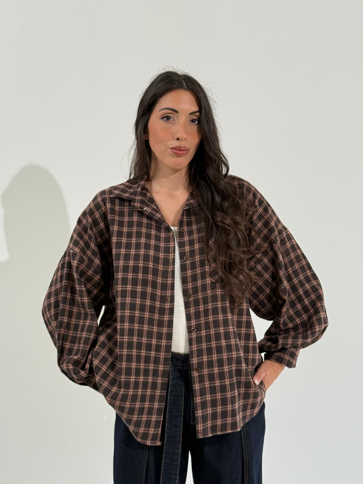Camicia quadri balloon