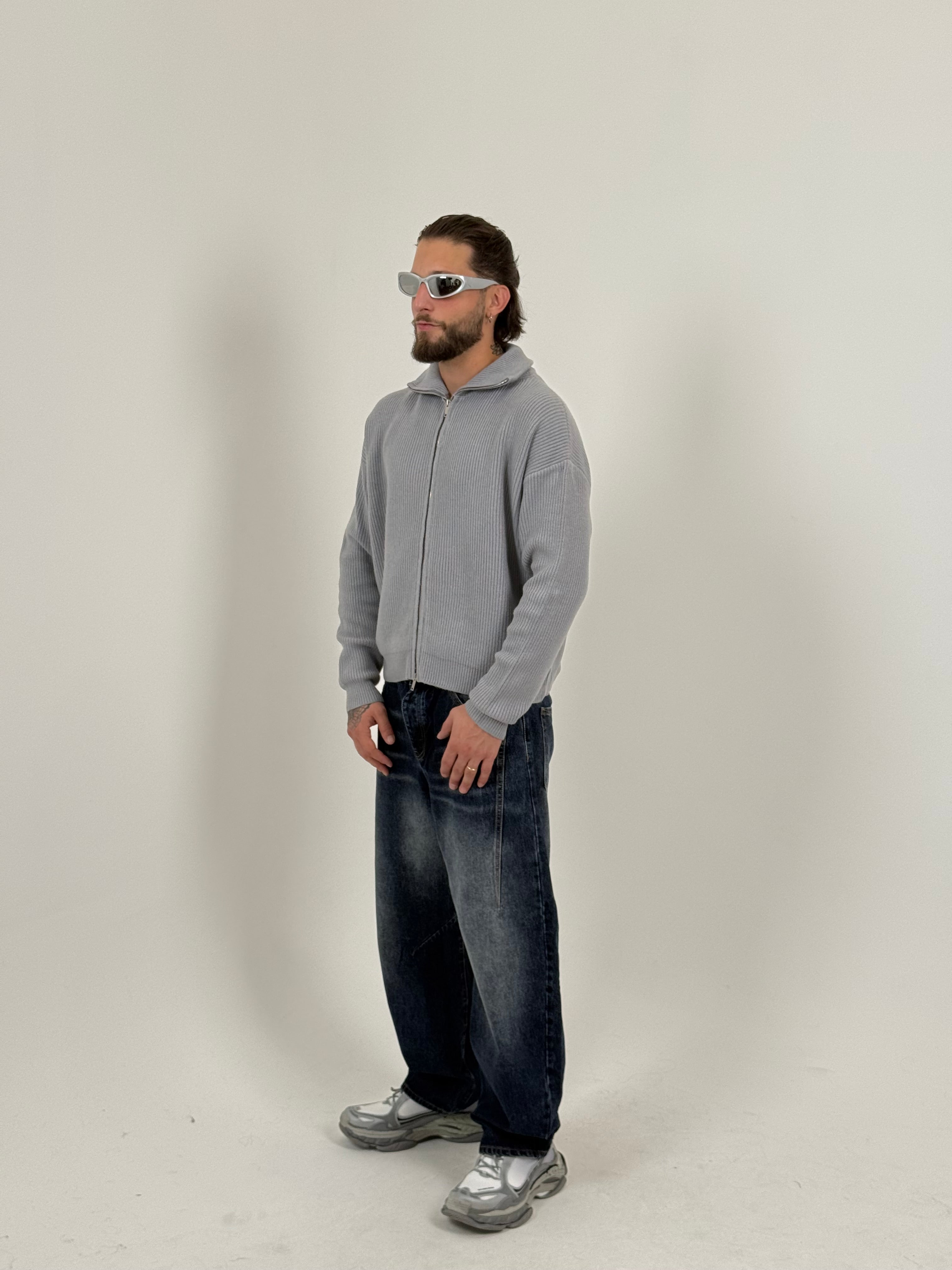 Maglione “Kyoto” full zip