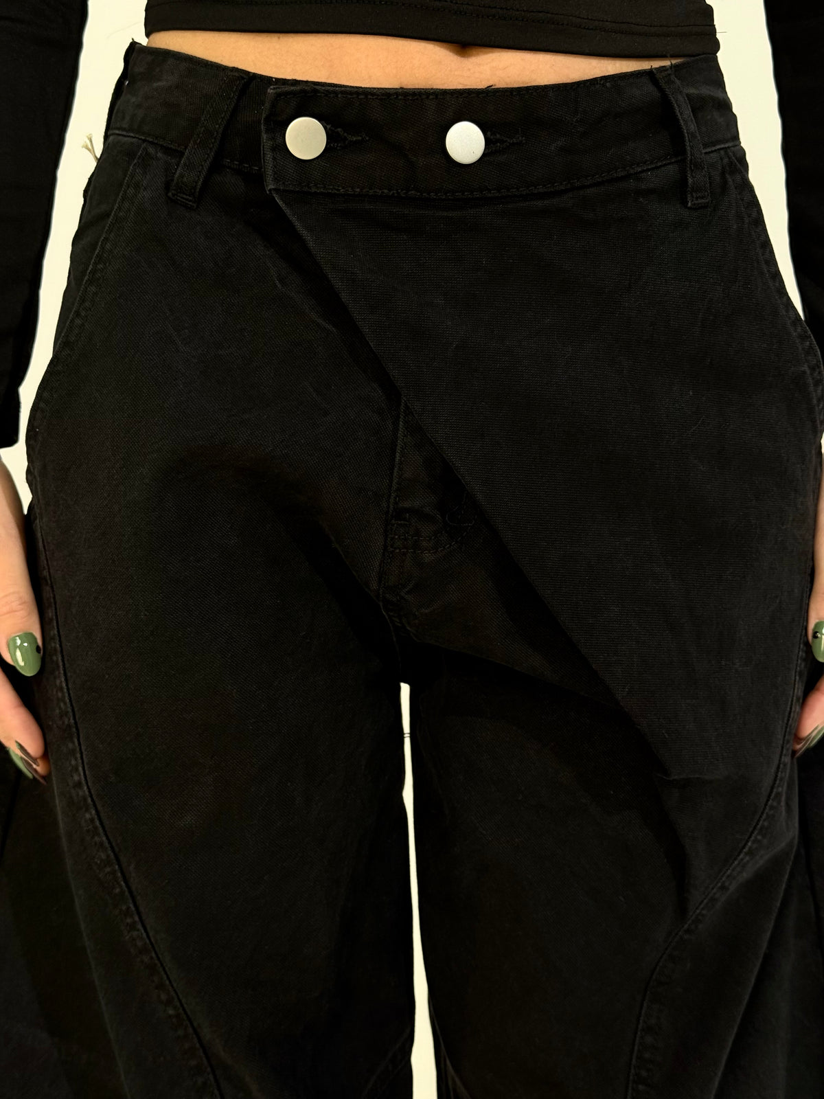 Jeans side closure
