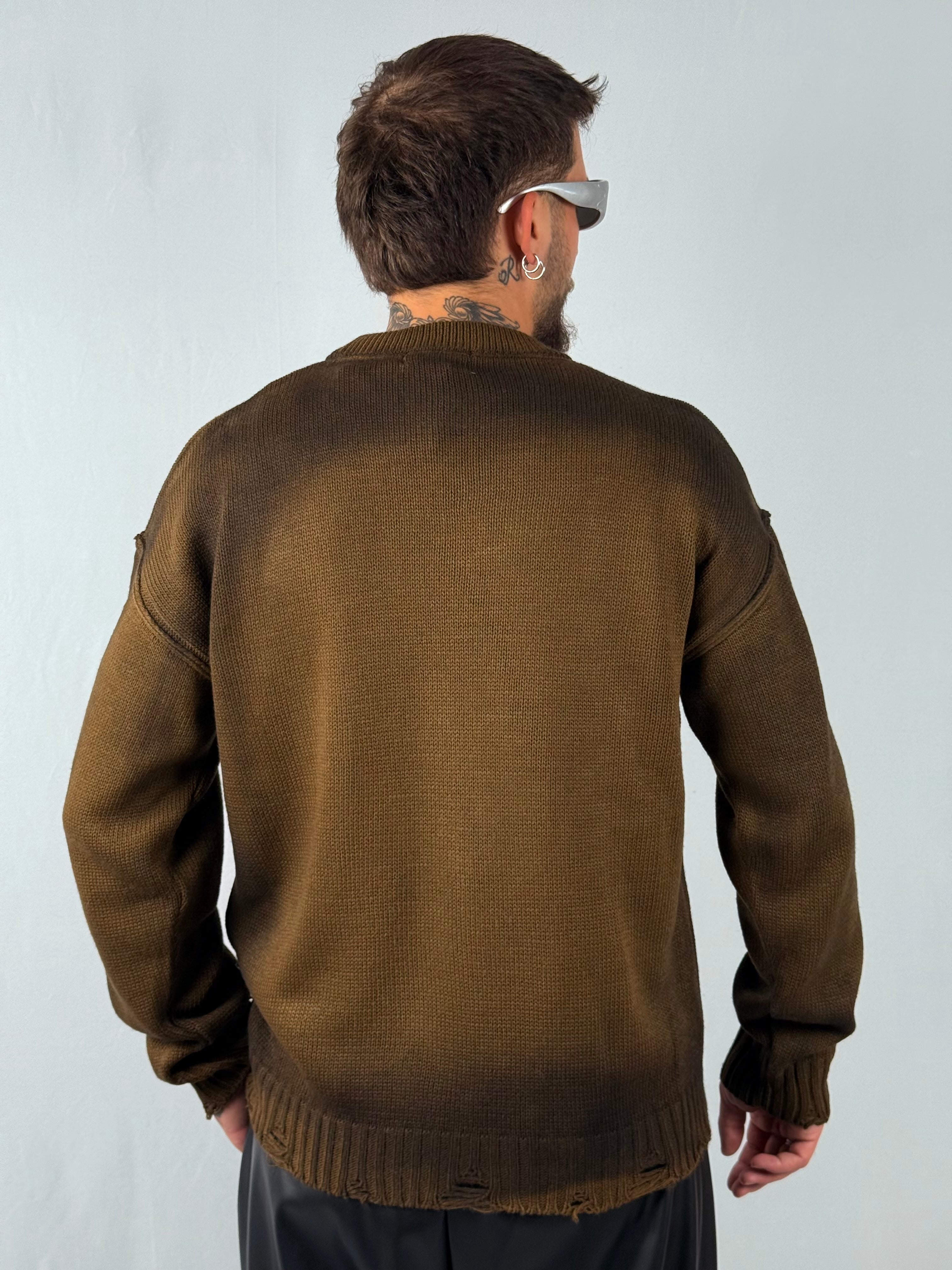 Maglione Délavé marrone