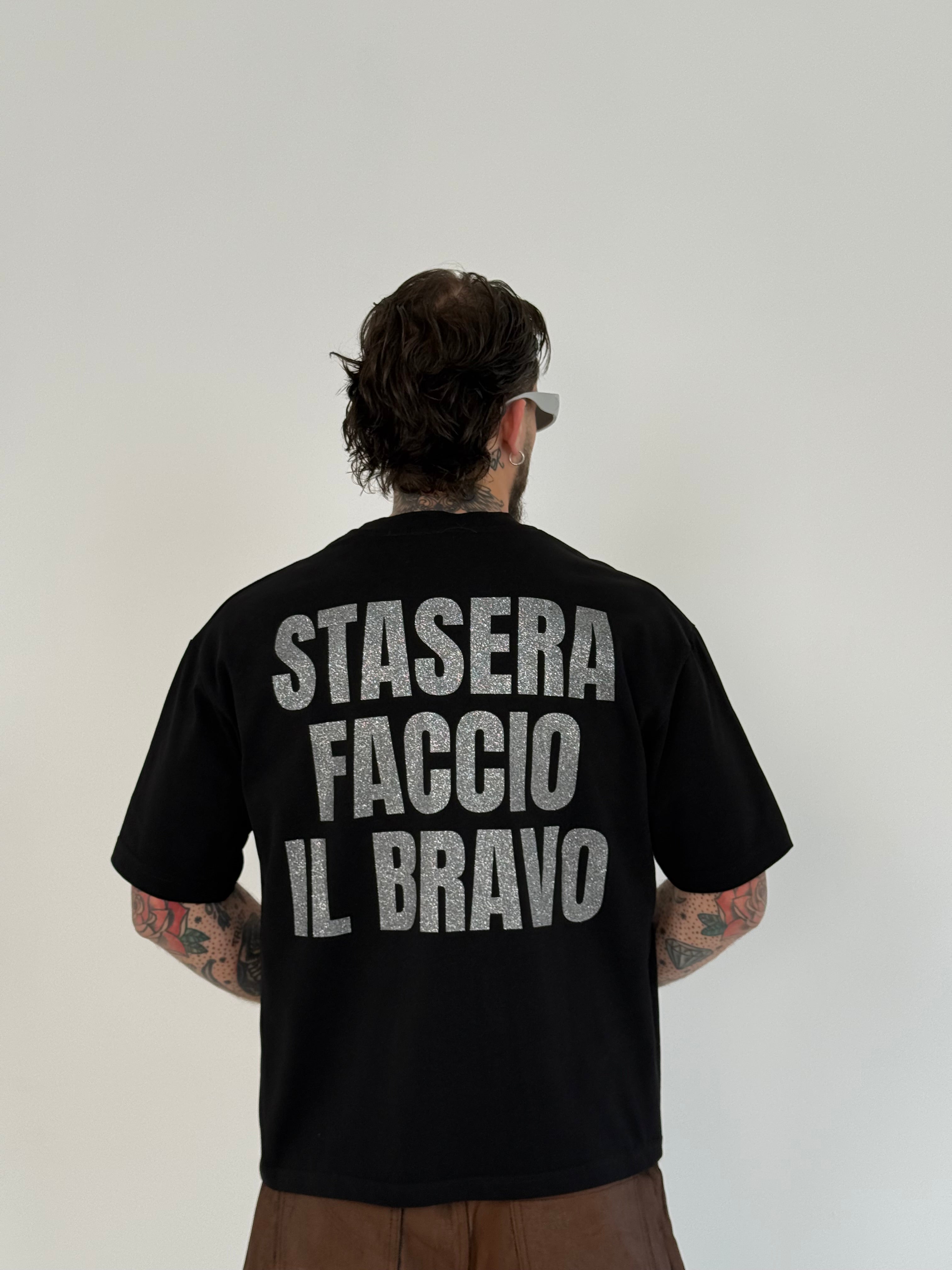 T-shirt “stasera faccio il bravo”