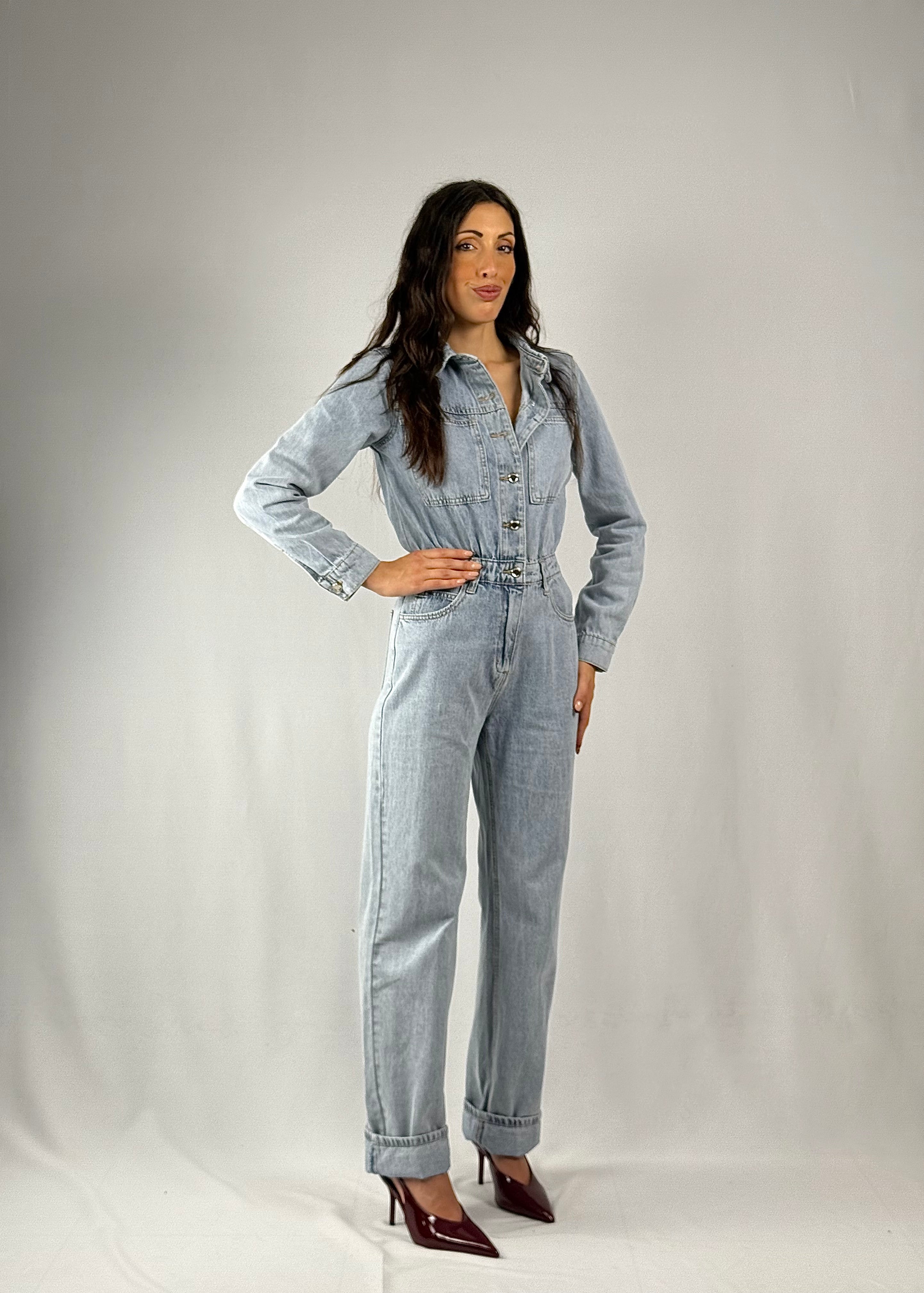 Salopette denim