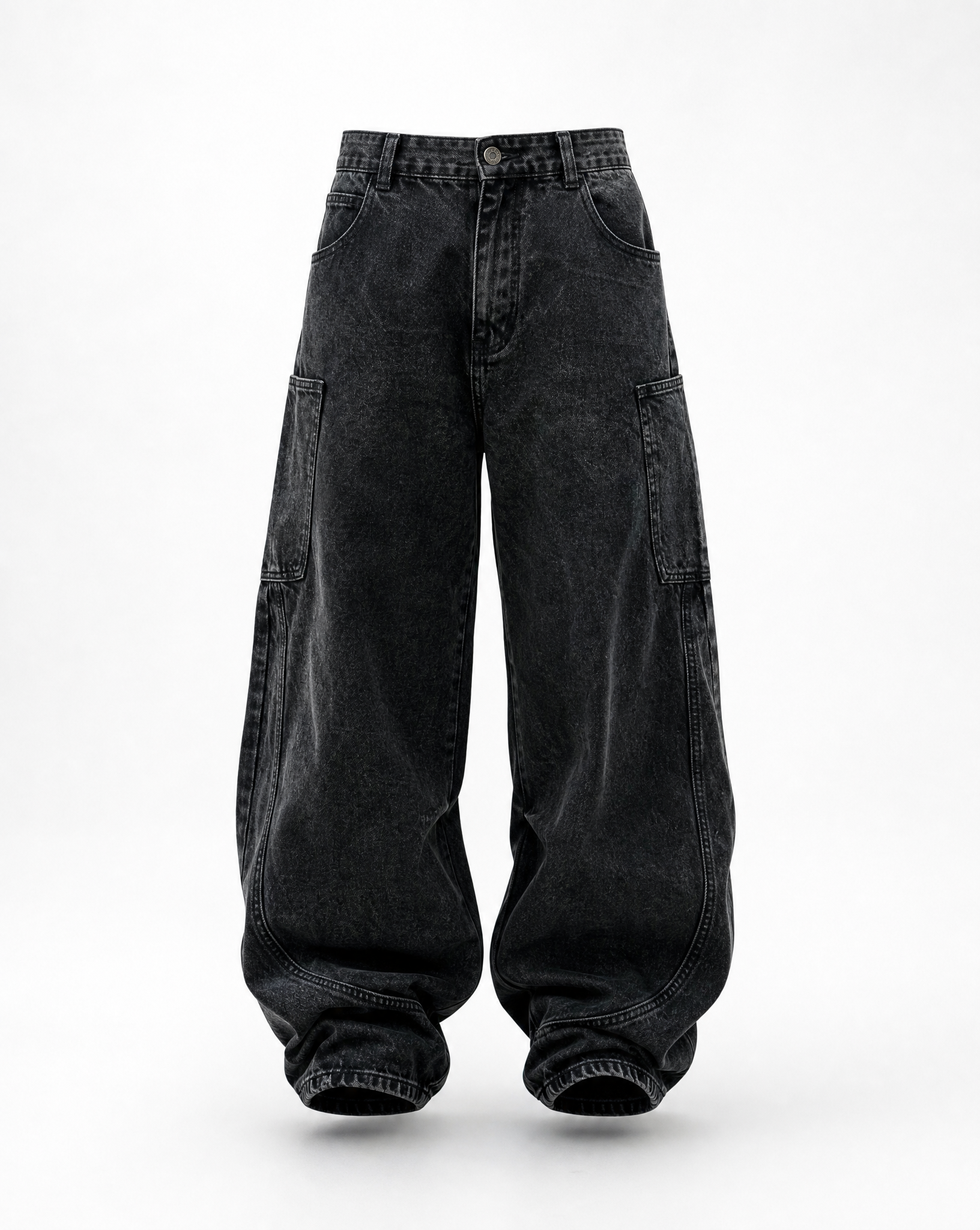Jeans ballon washed