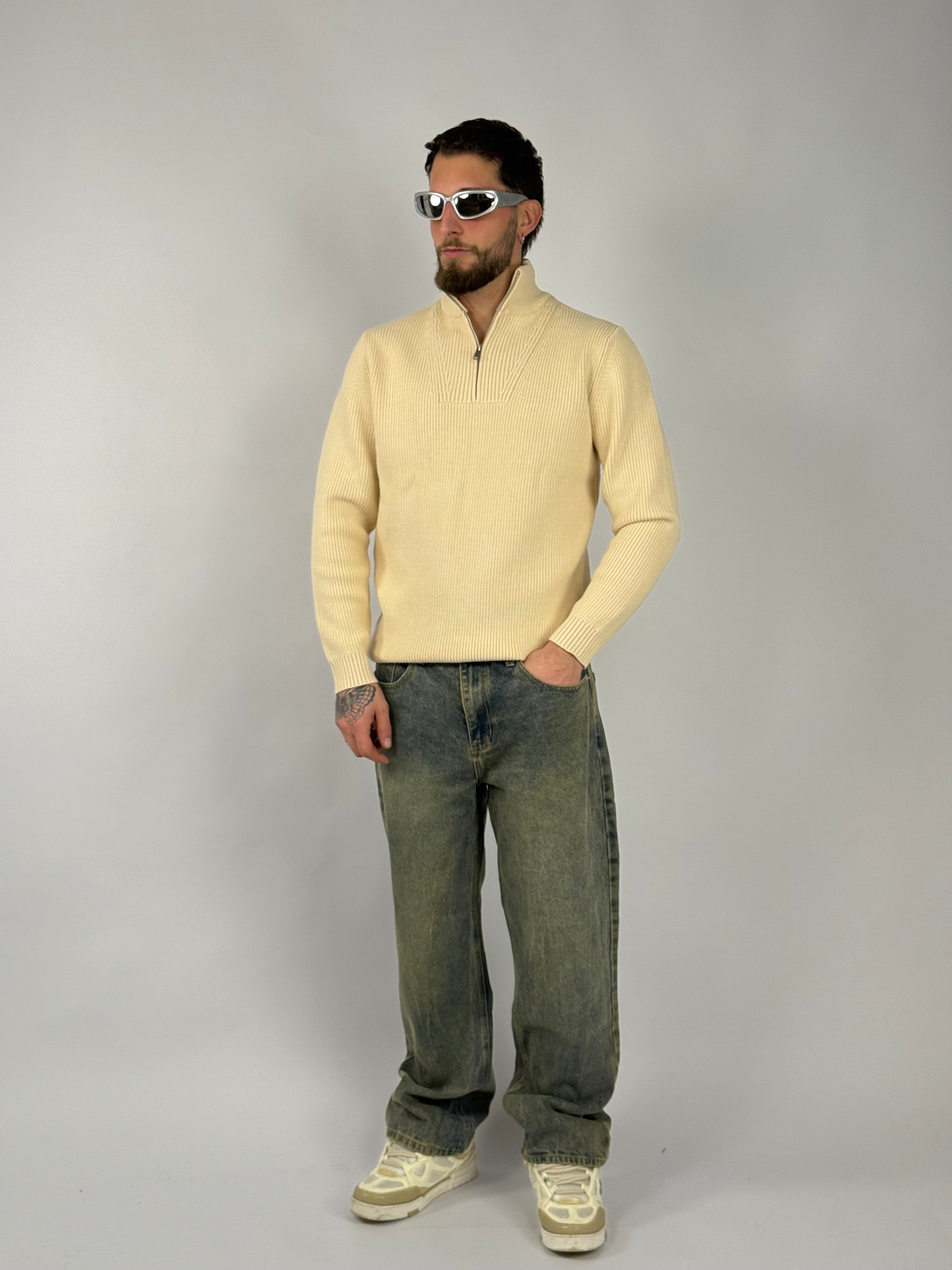 Maglione half zip “Benedict”