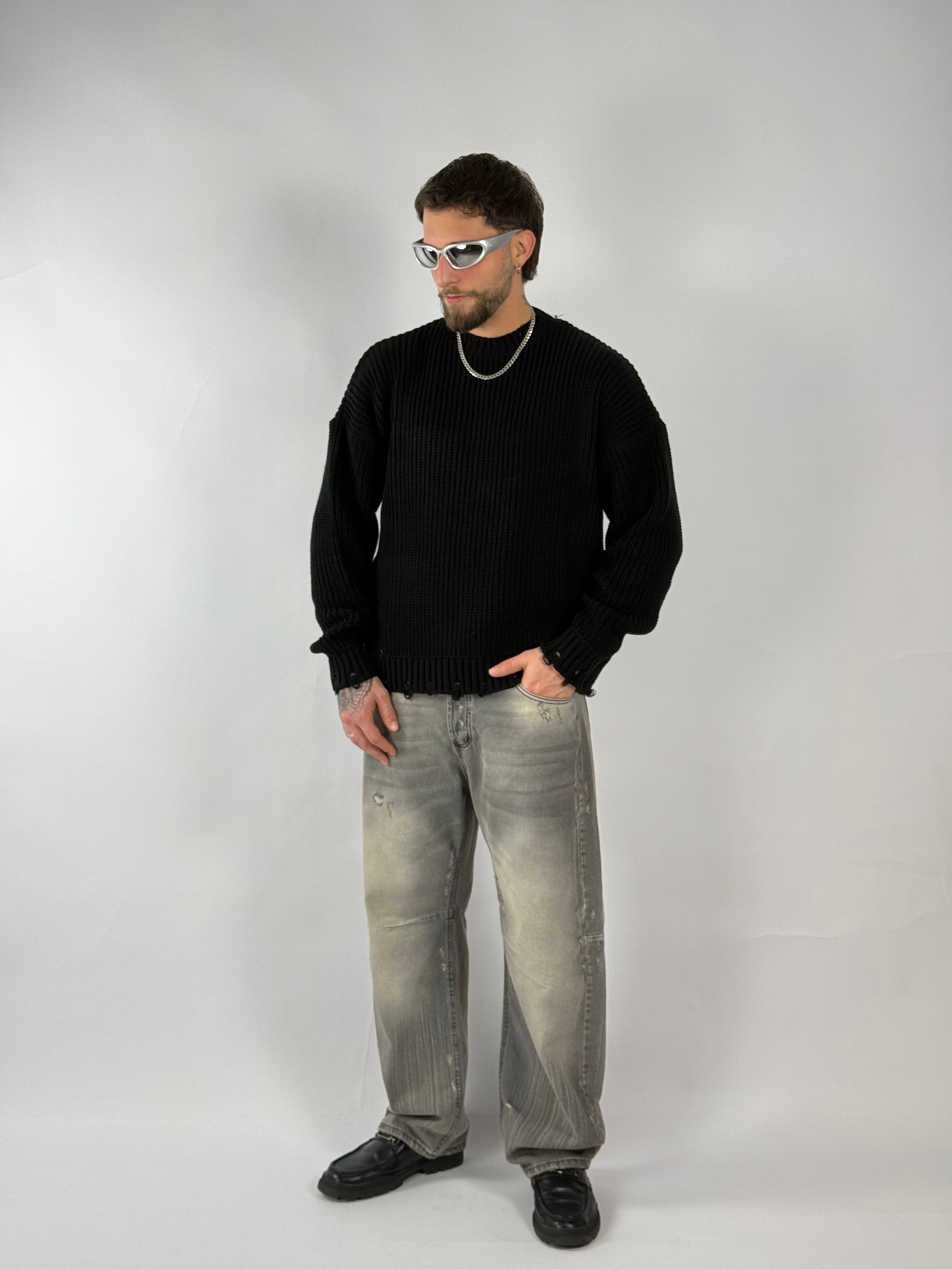 Maglione “sweet” nero