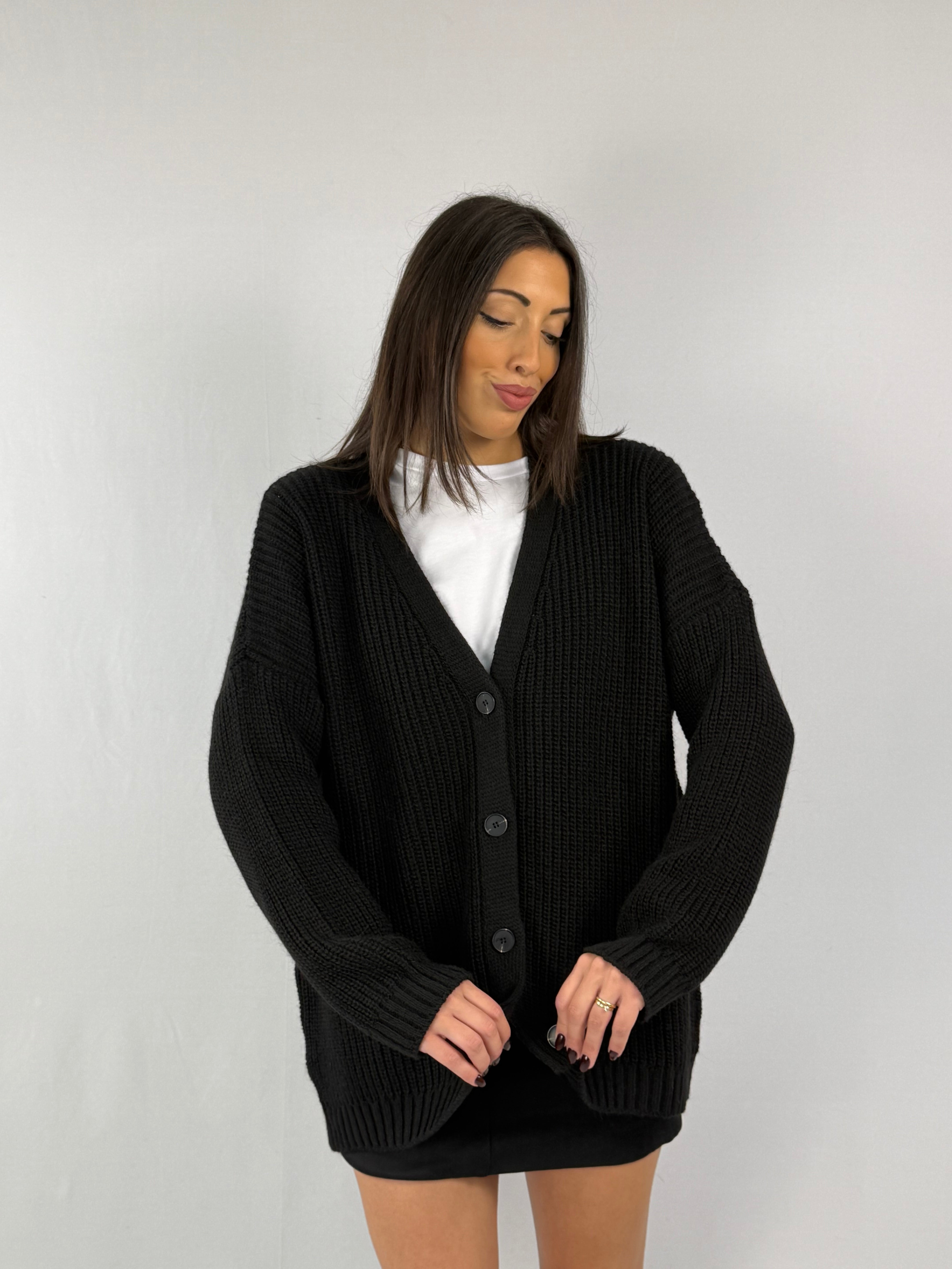 Cardigan Lumina nero