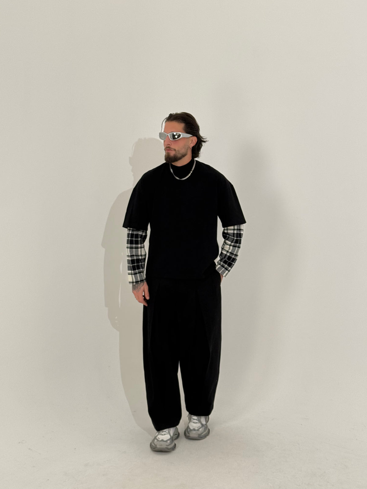 Long sleeve double check