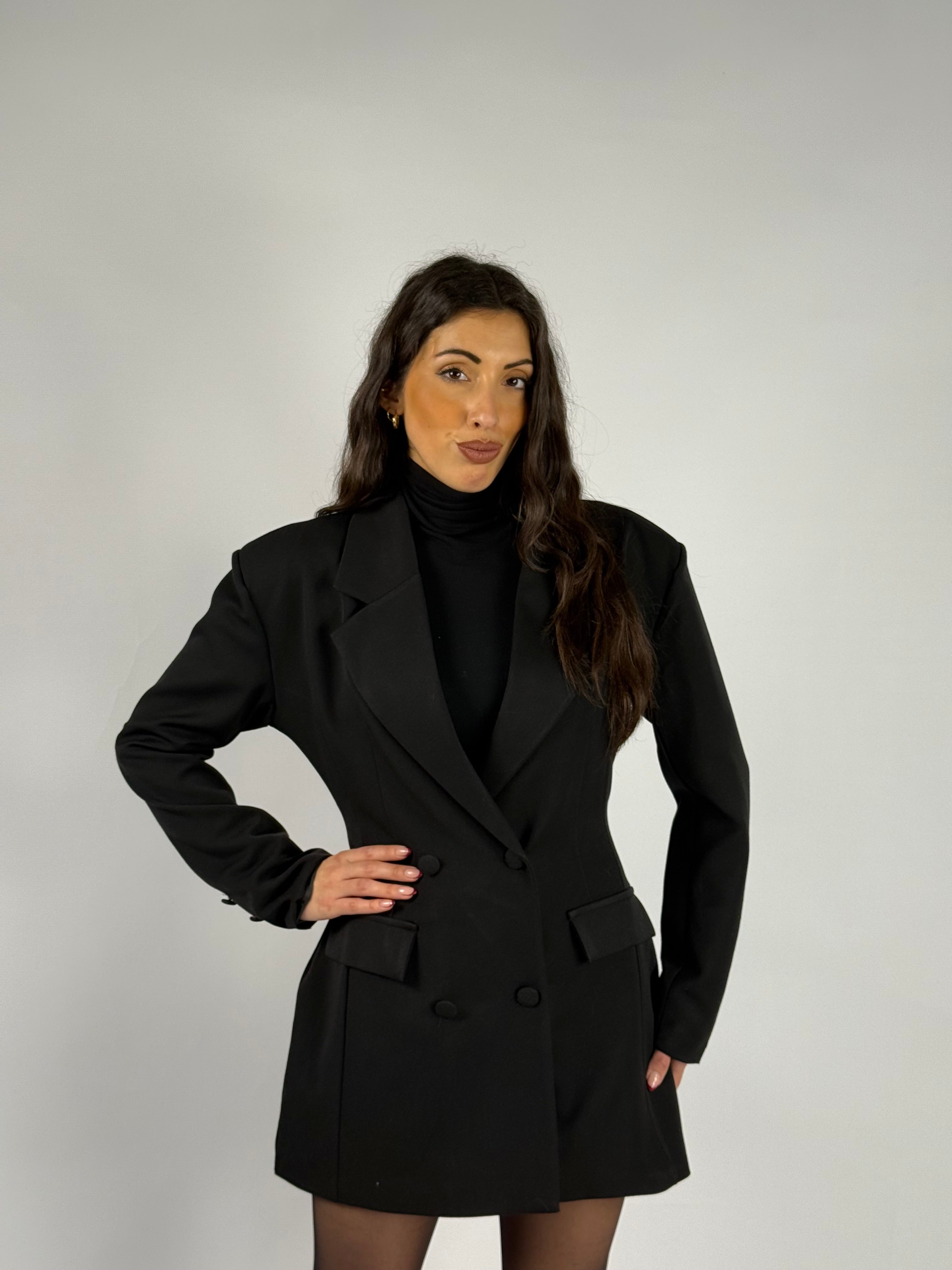 Vestito blazer nero