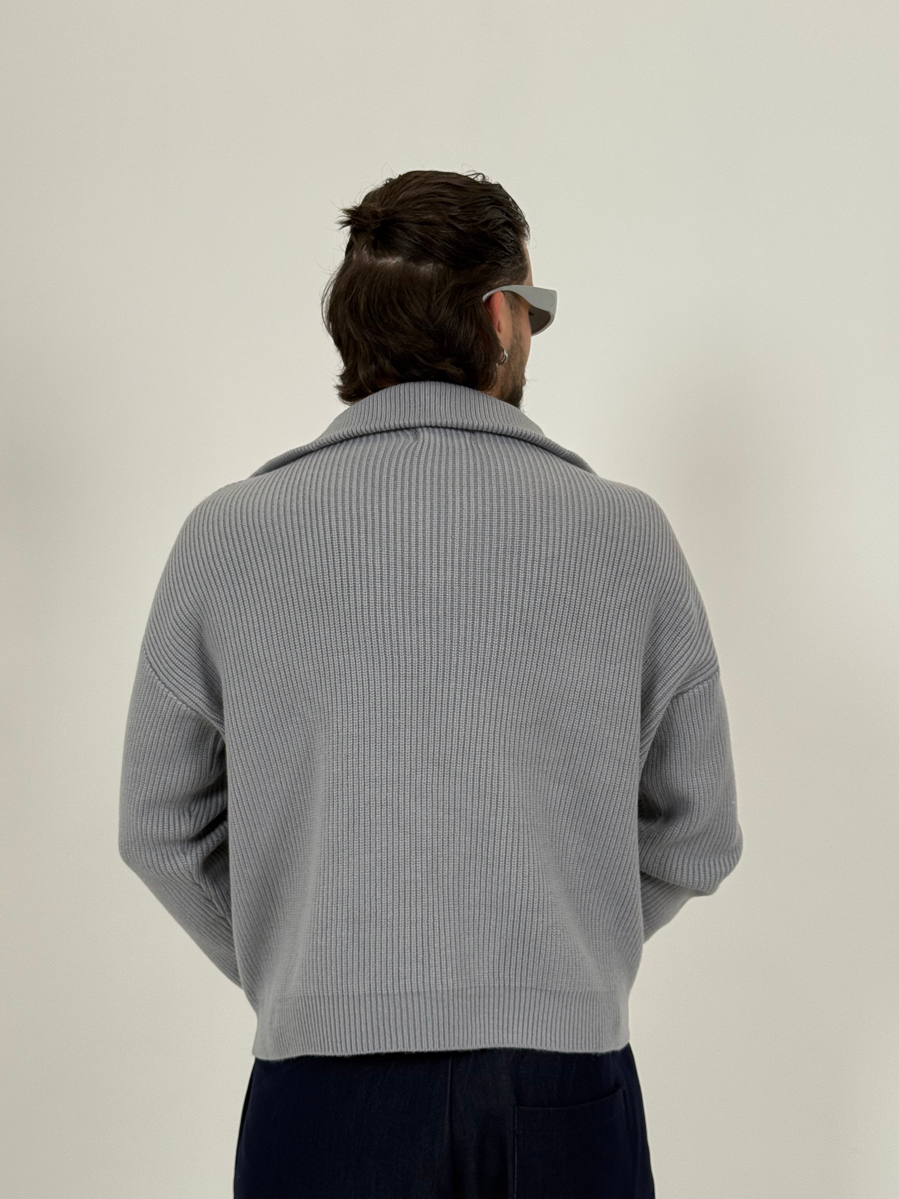 Maglione “Kyoto” half zip