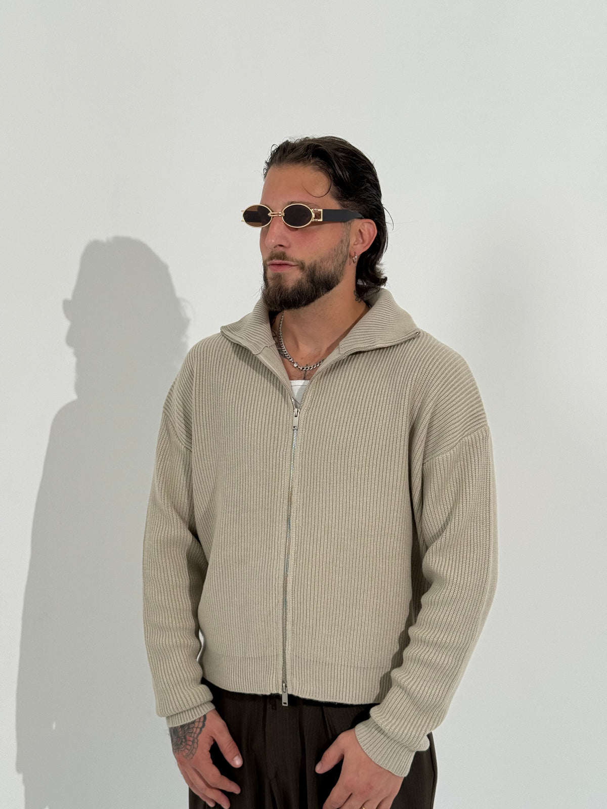 Maglione “Kyoto” full zip