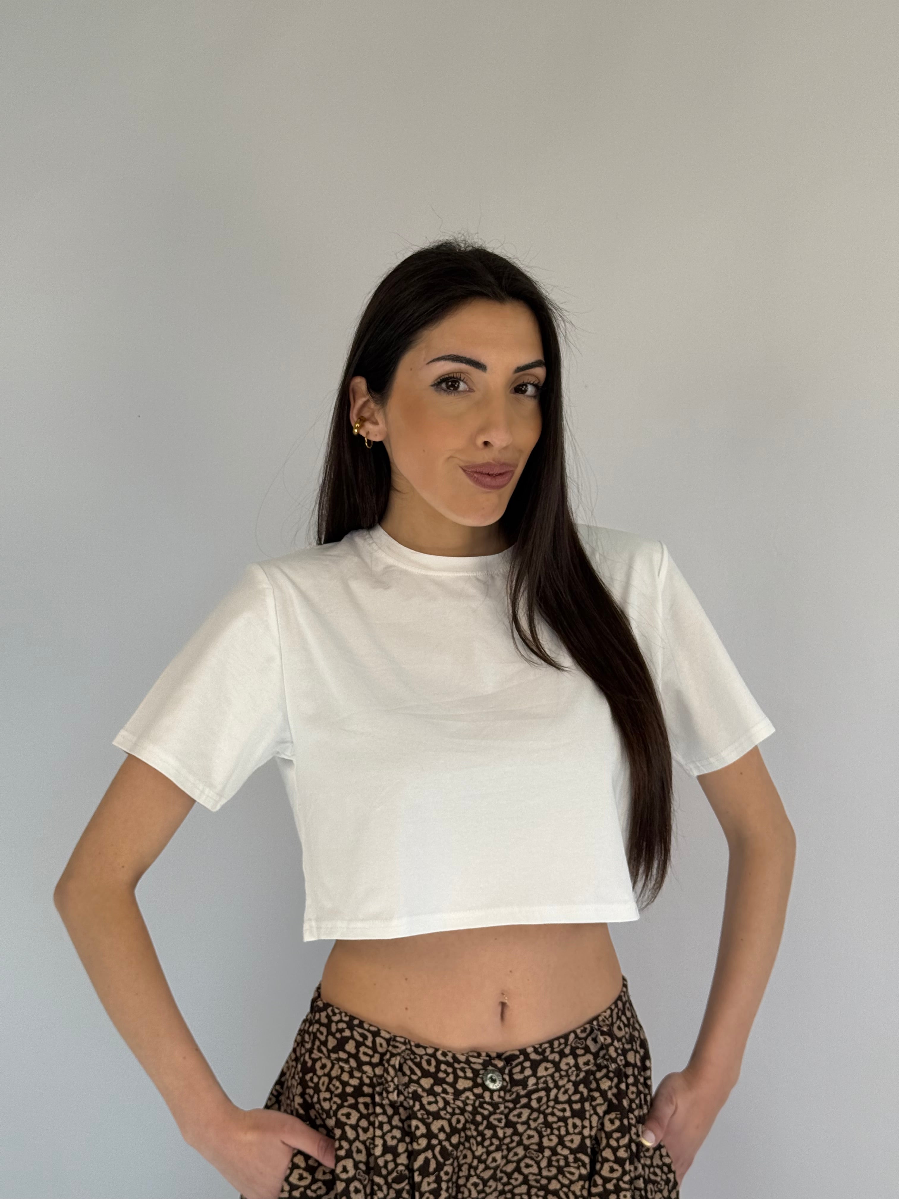 T-shirt crop
