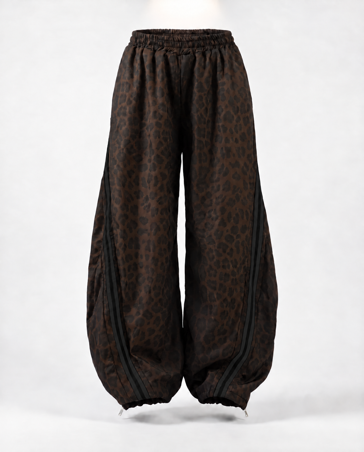 Pantalone balloon leopardato