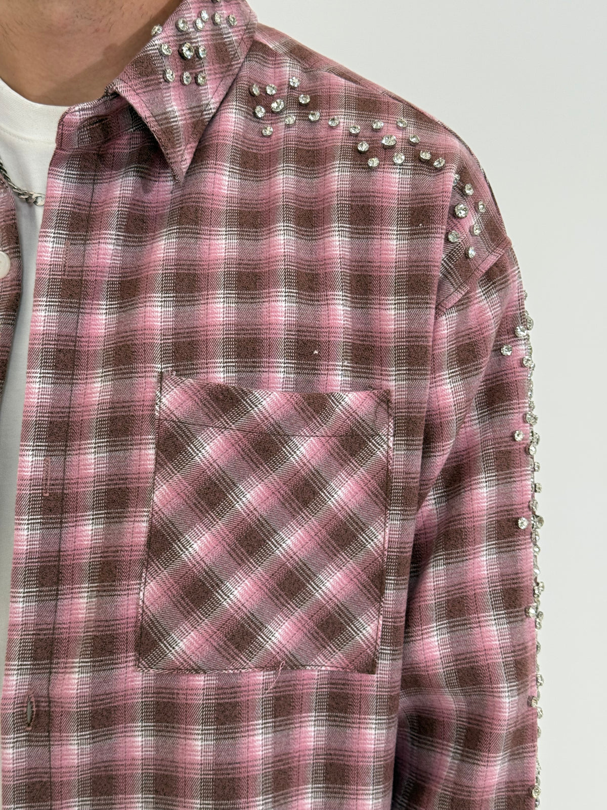 Camicia crop “Gem”