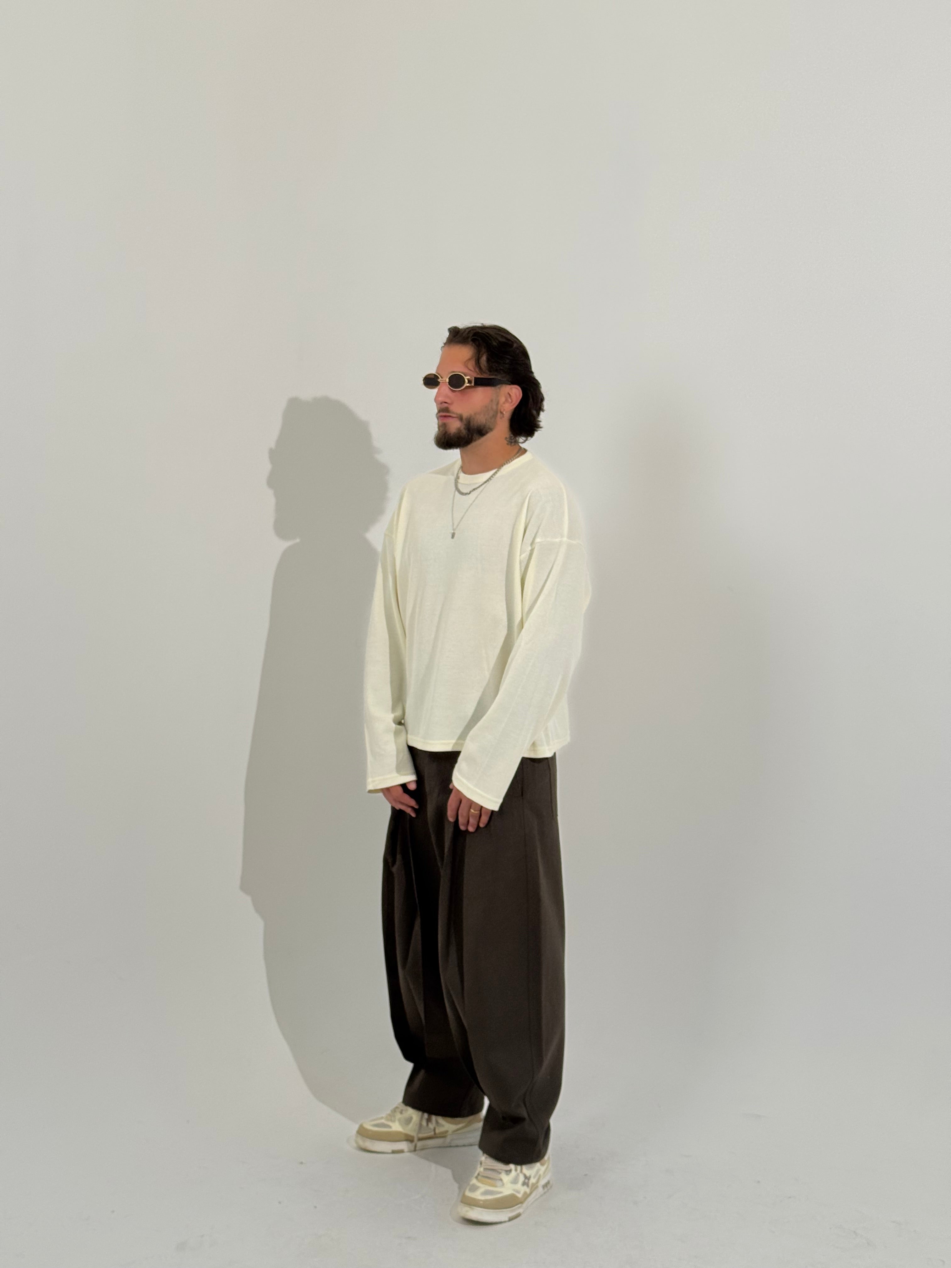 Long sleeve waffle