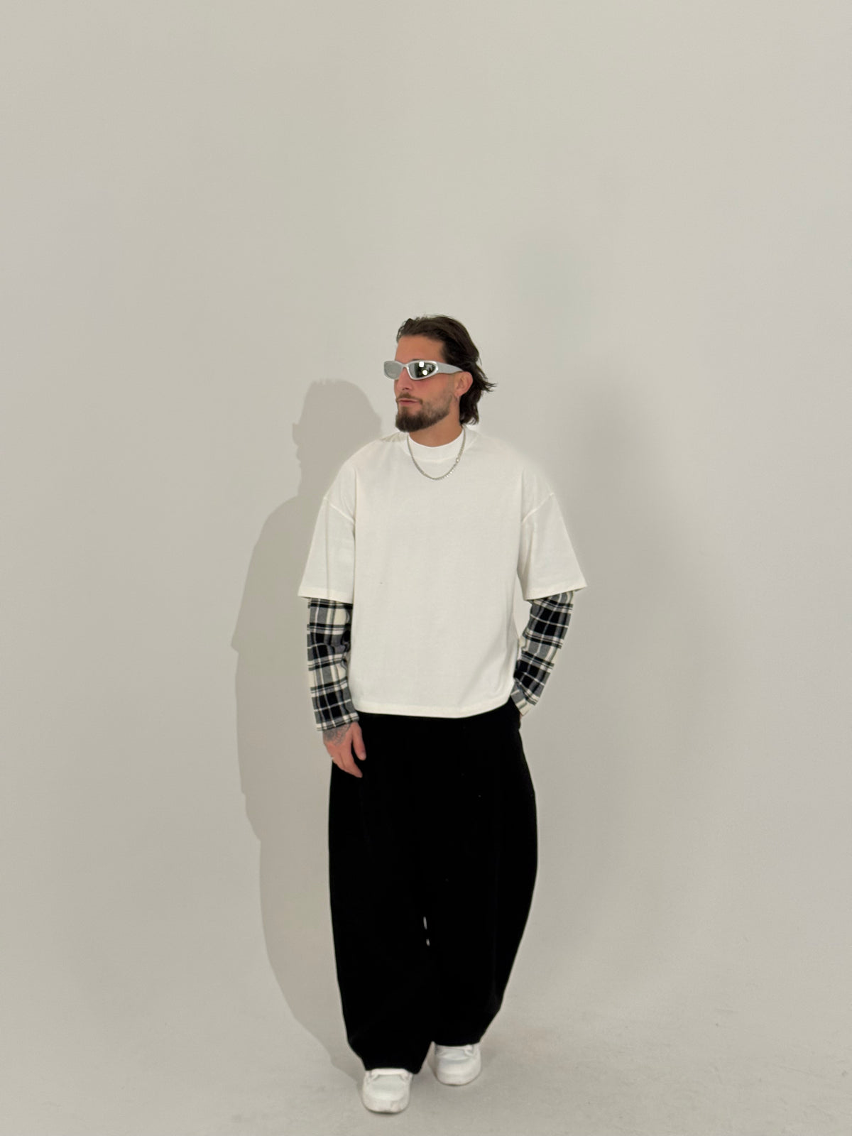 Long sleeve double check