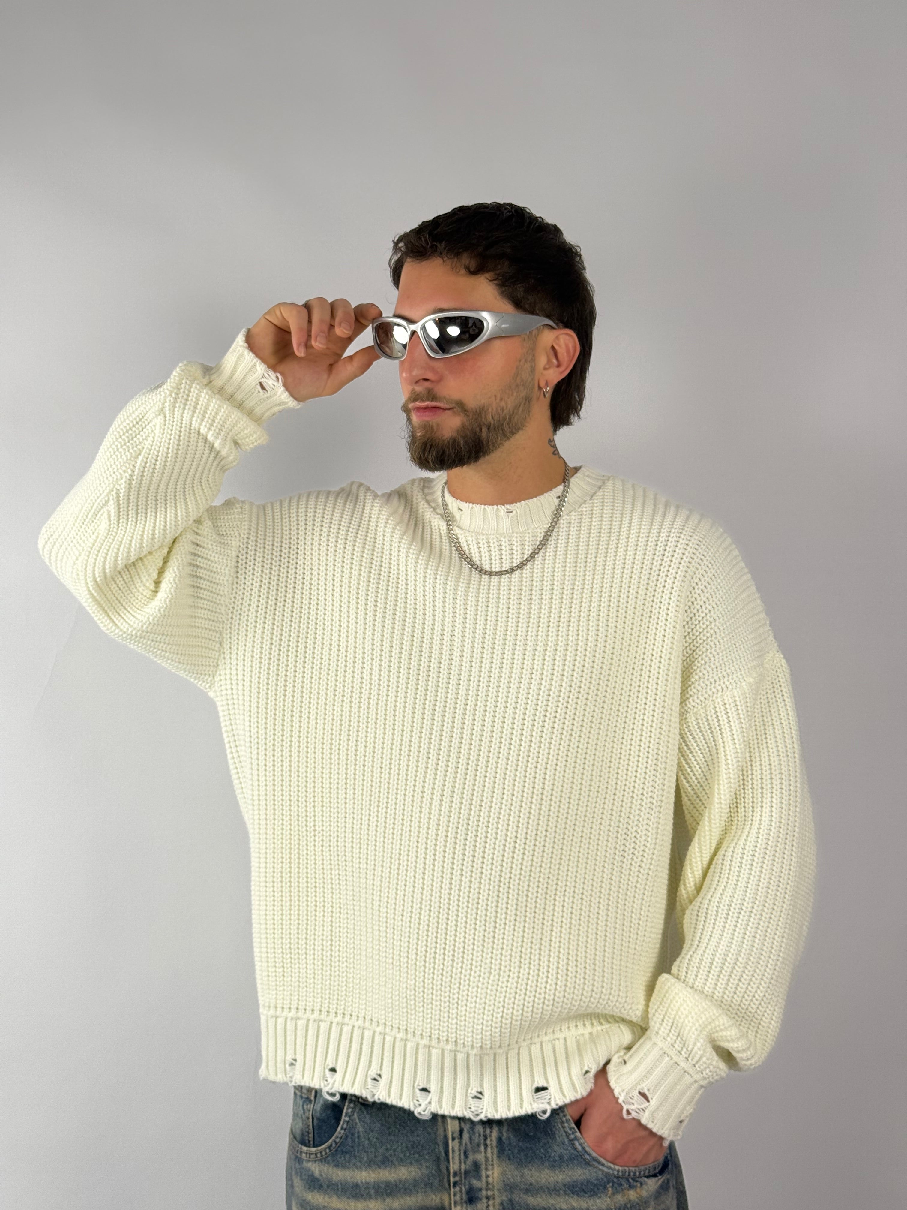 Maglione “sweet” panna