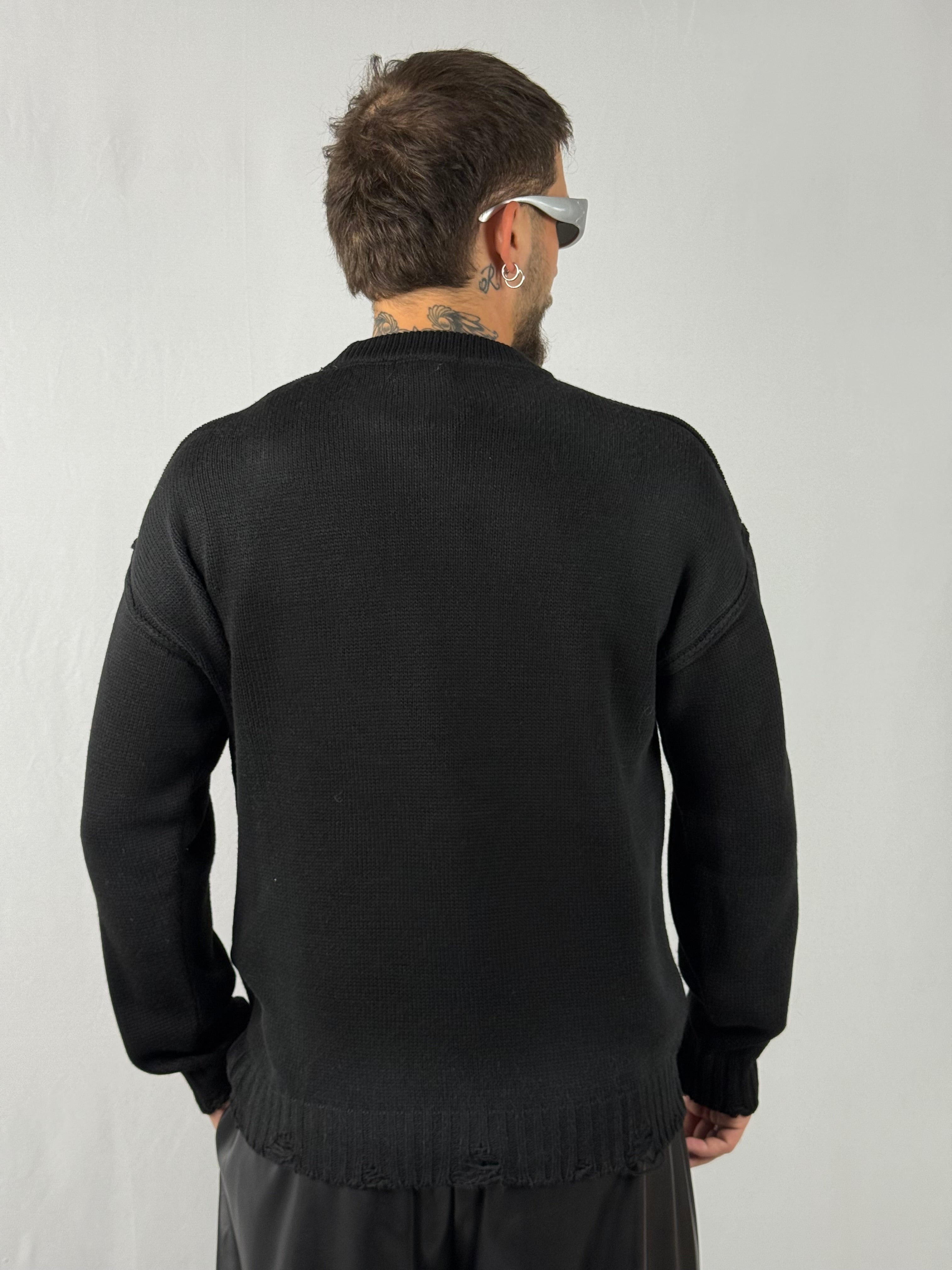 Maglione Délavé nero