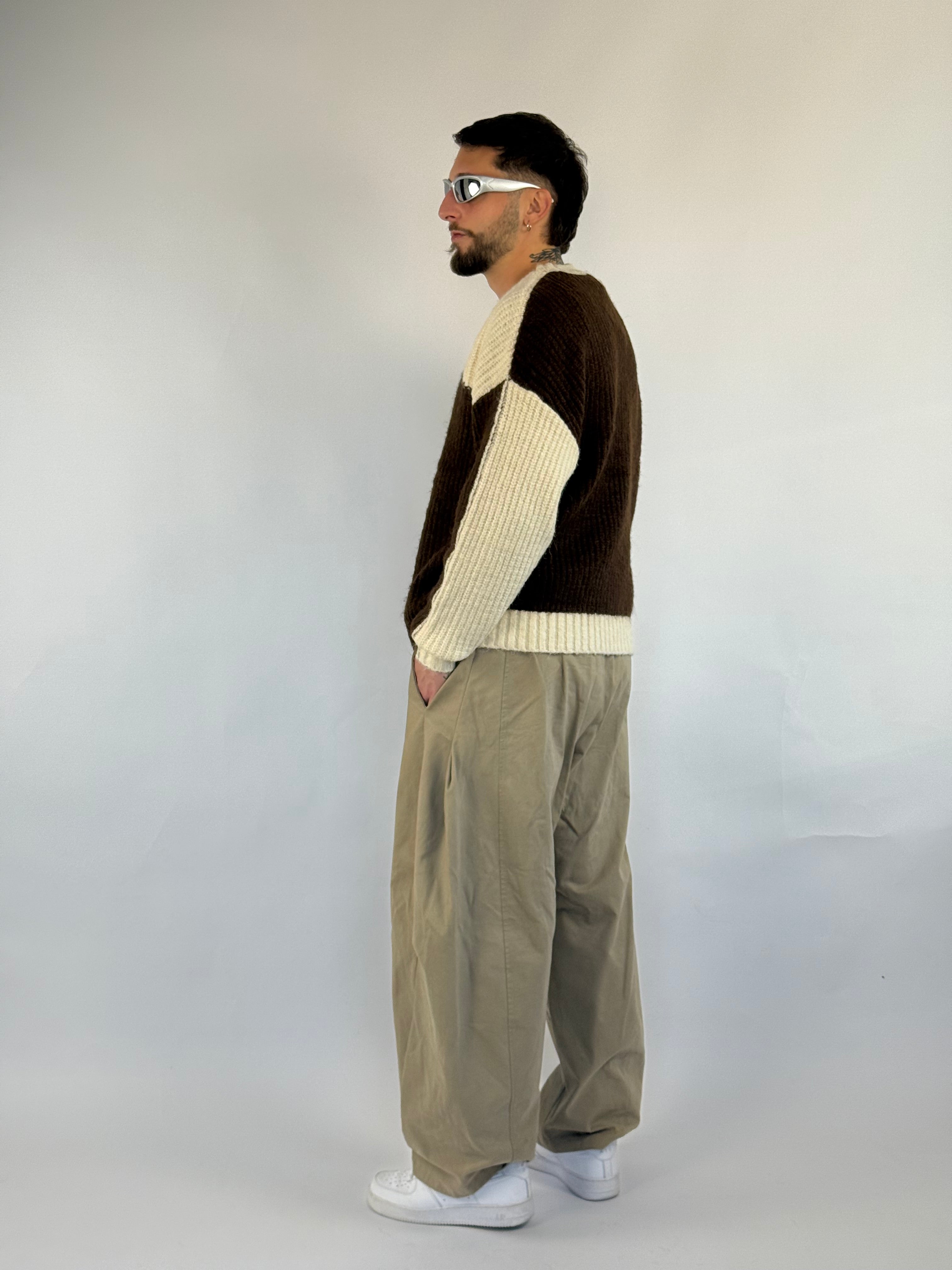 Maglione bicolor M/B