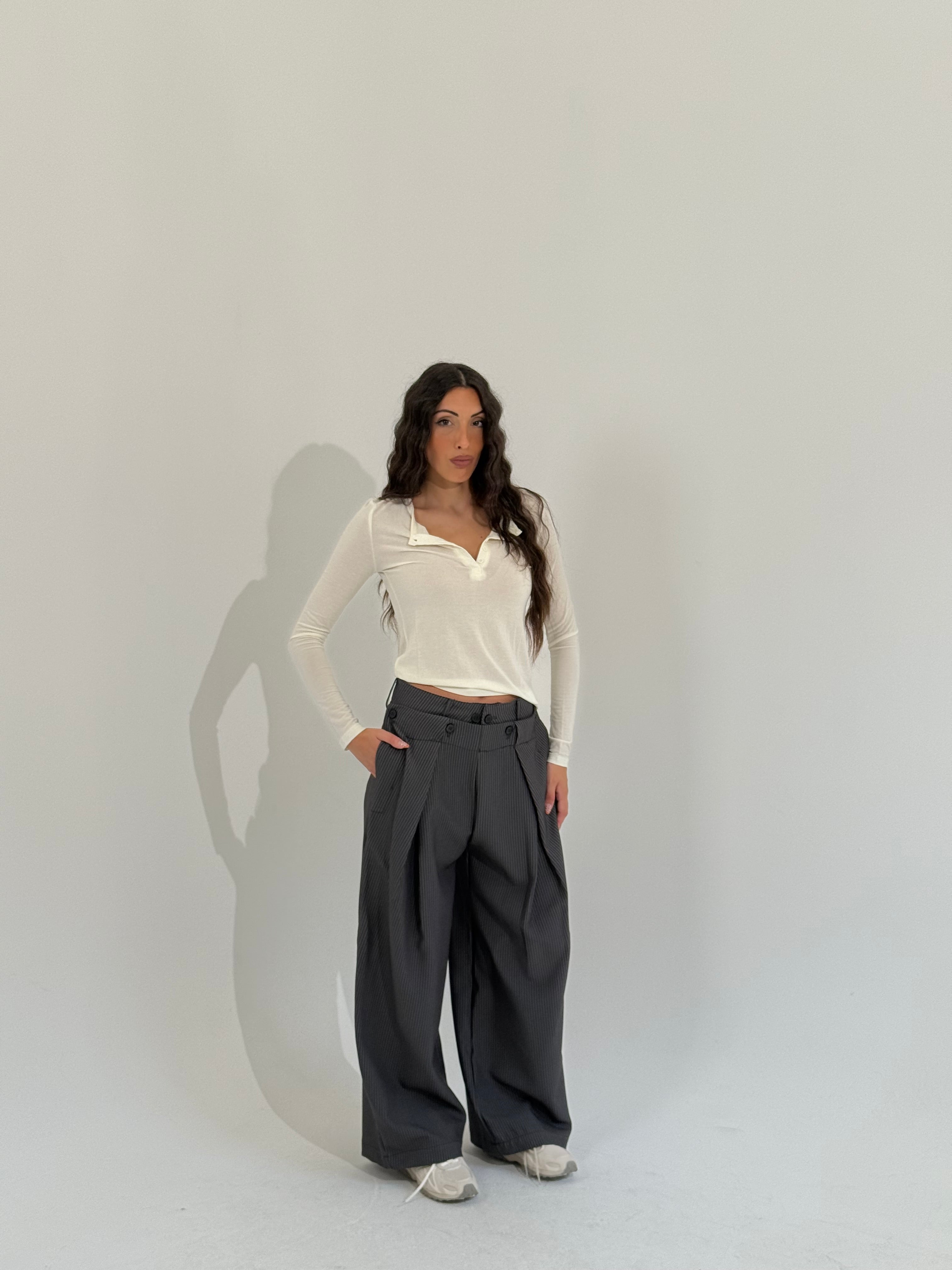 Pantalone gessato OXFORD